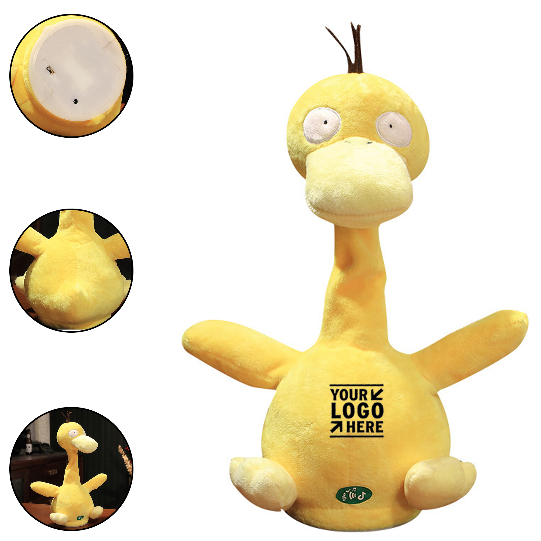 Interactive Talking Duck Plush Toy