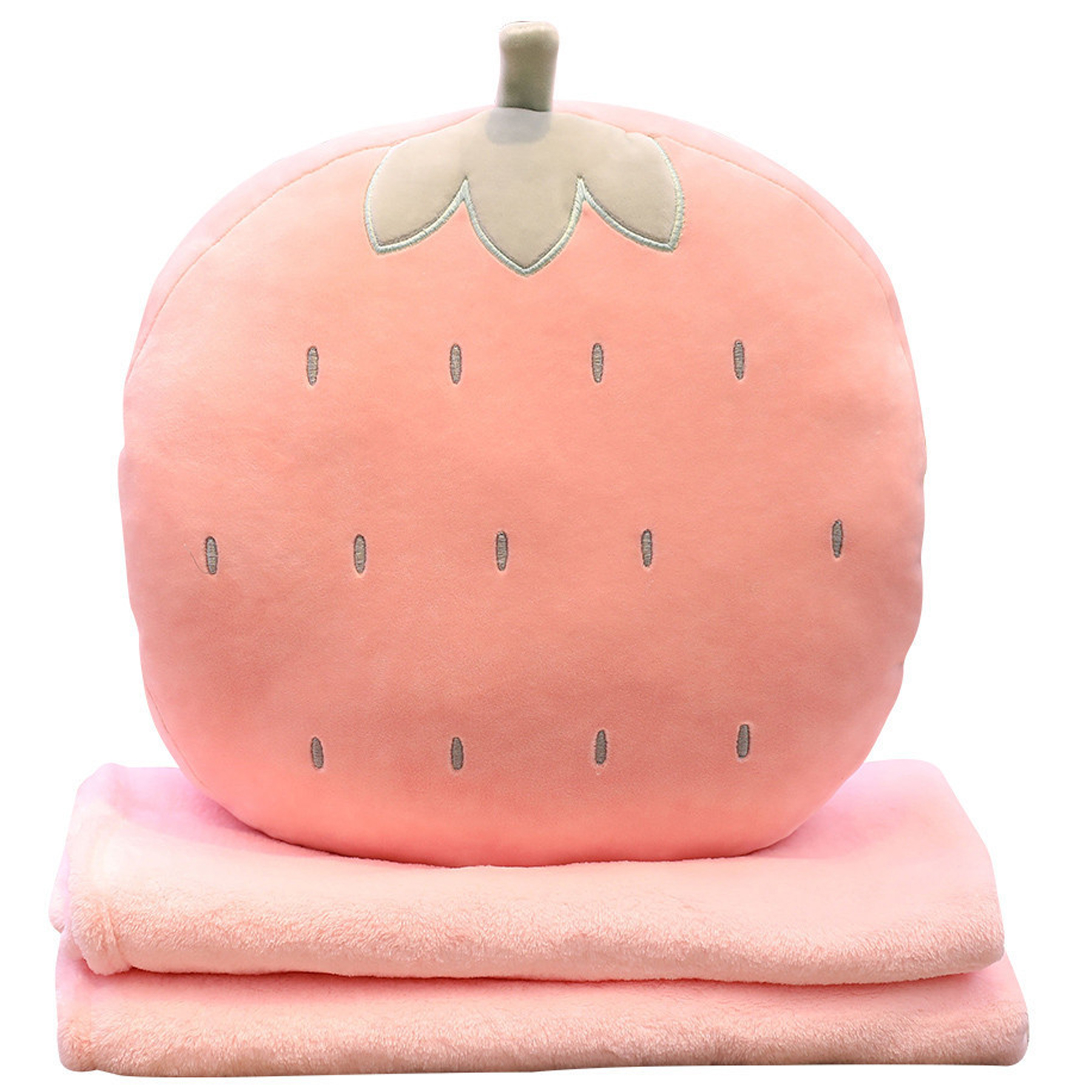 Cozy Dual-Use Flannel Pillow Blanket 2