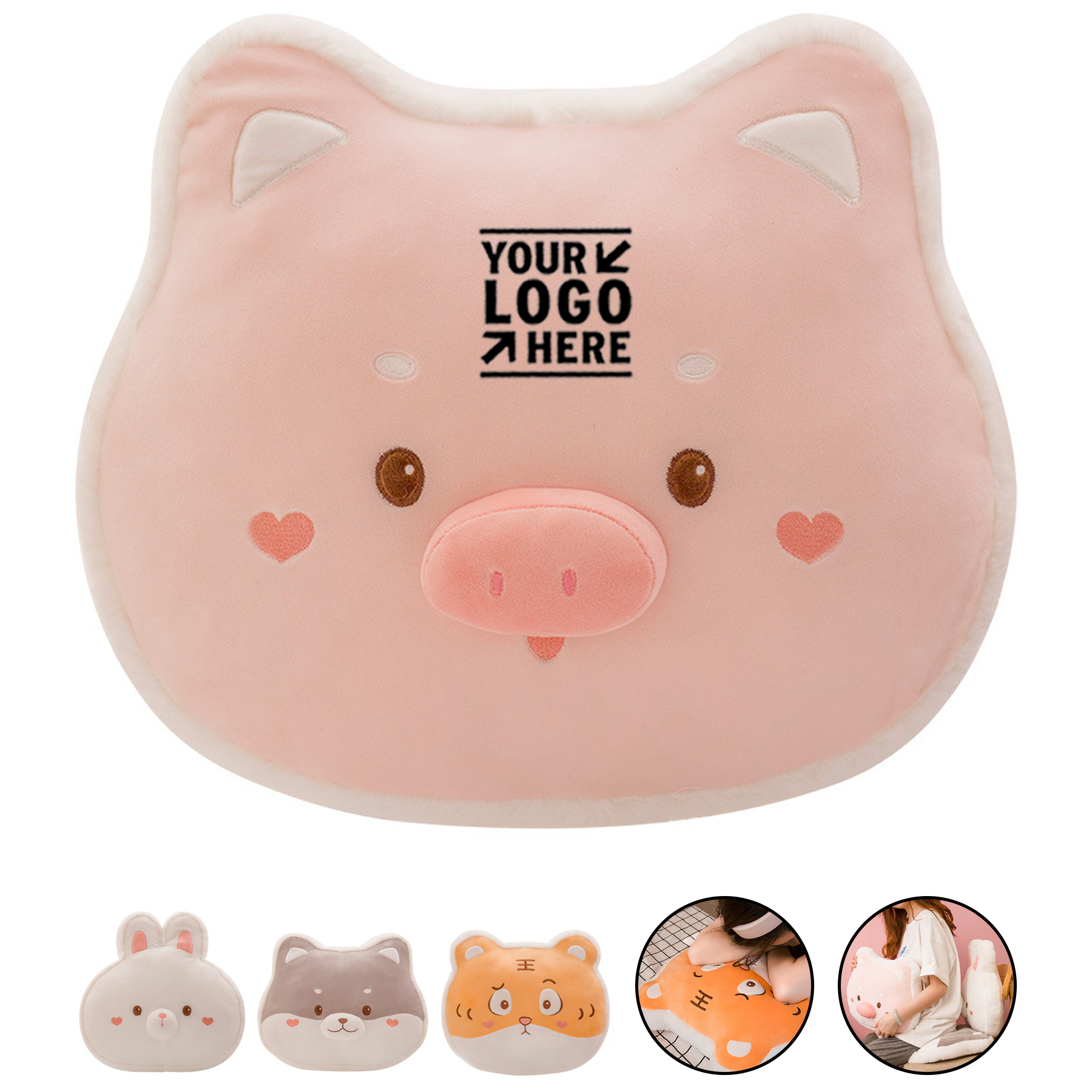 Adorable Animal Plush Cushion