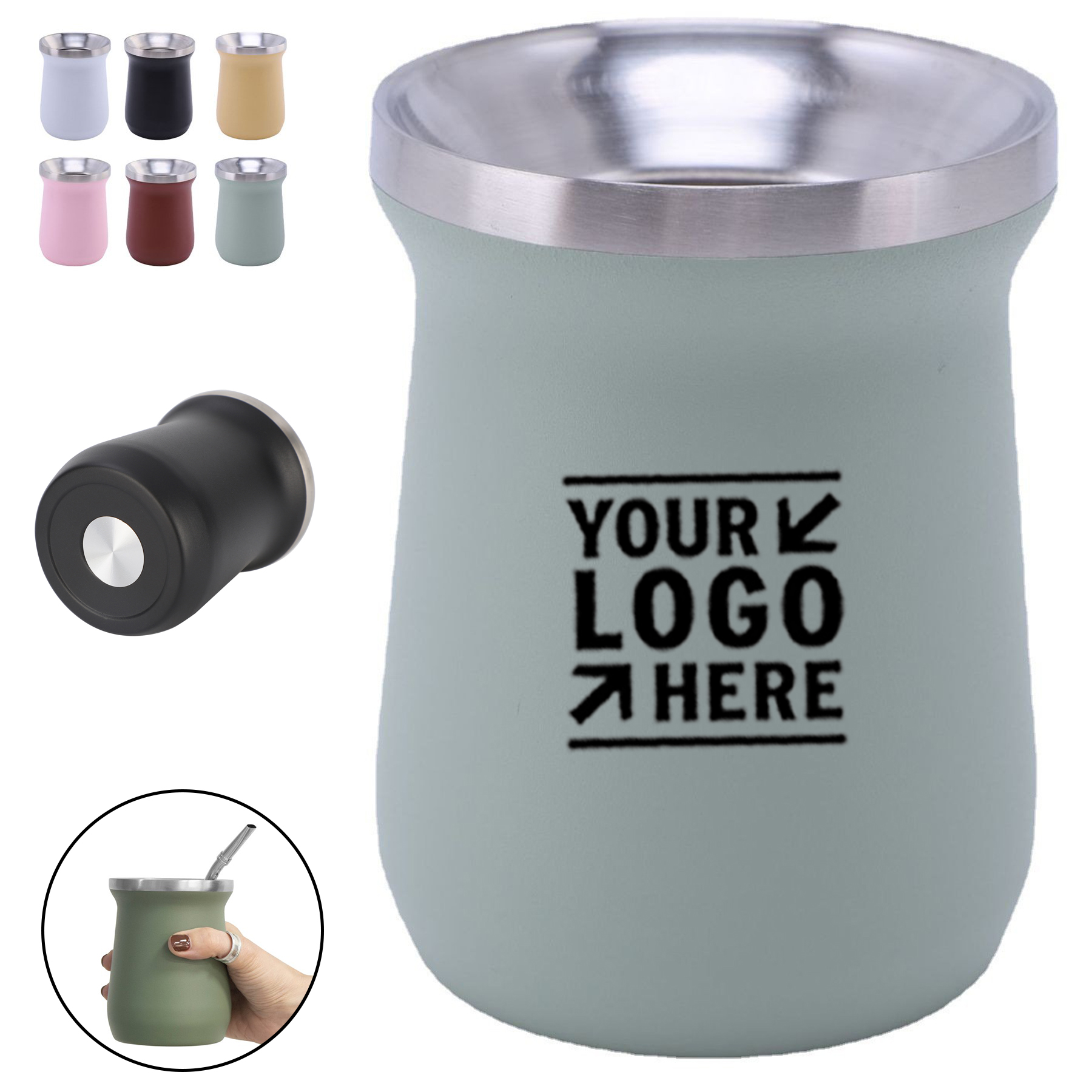 Traditional Yerba Mate Tea Cup