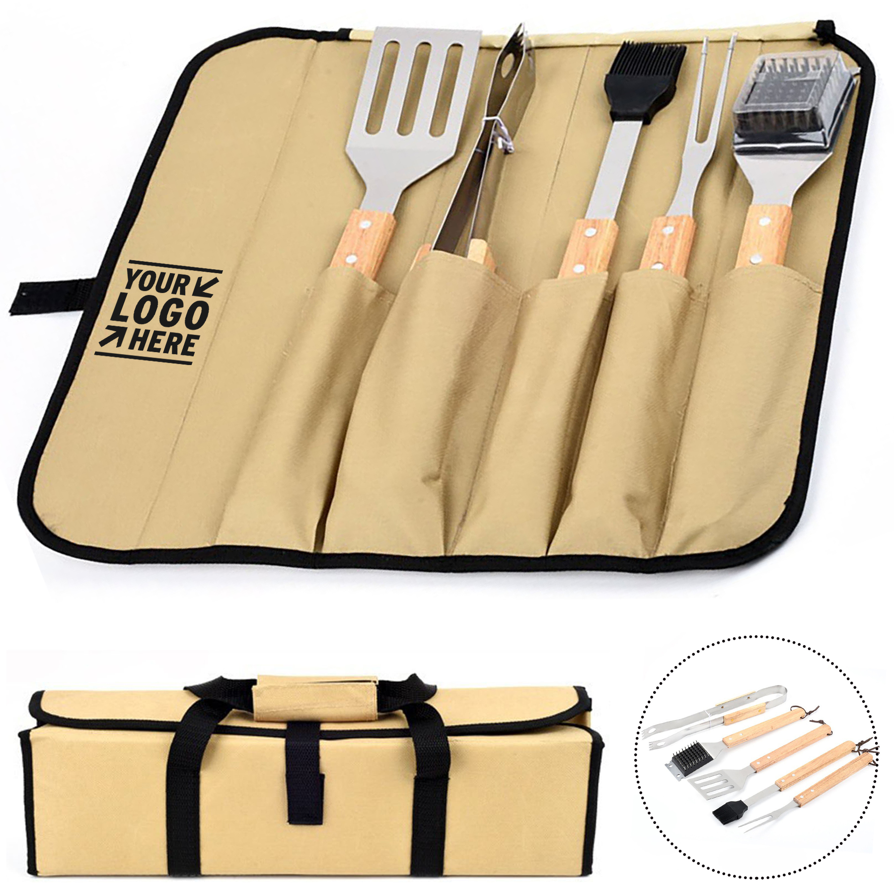Bamboo Barbecue Utensil Collection