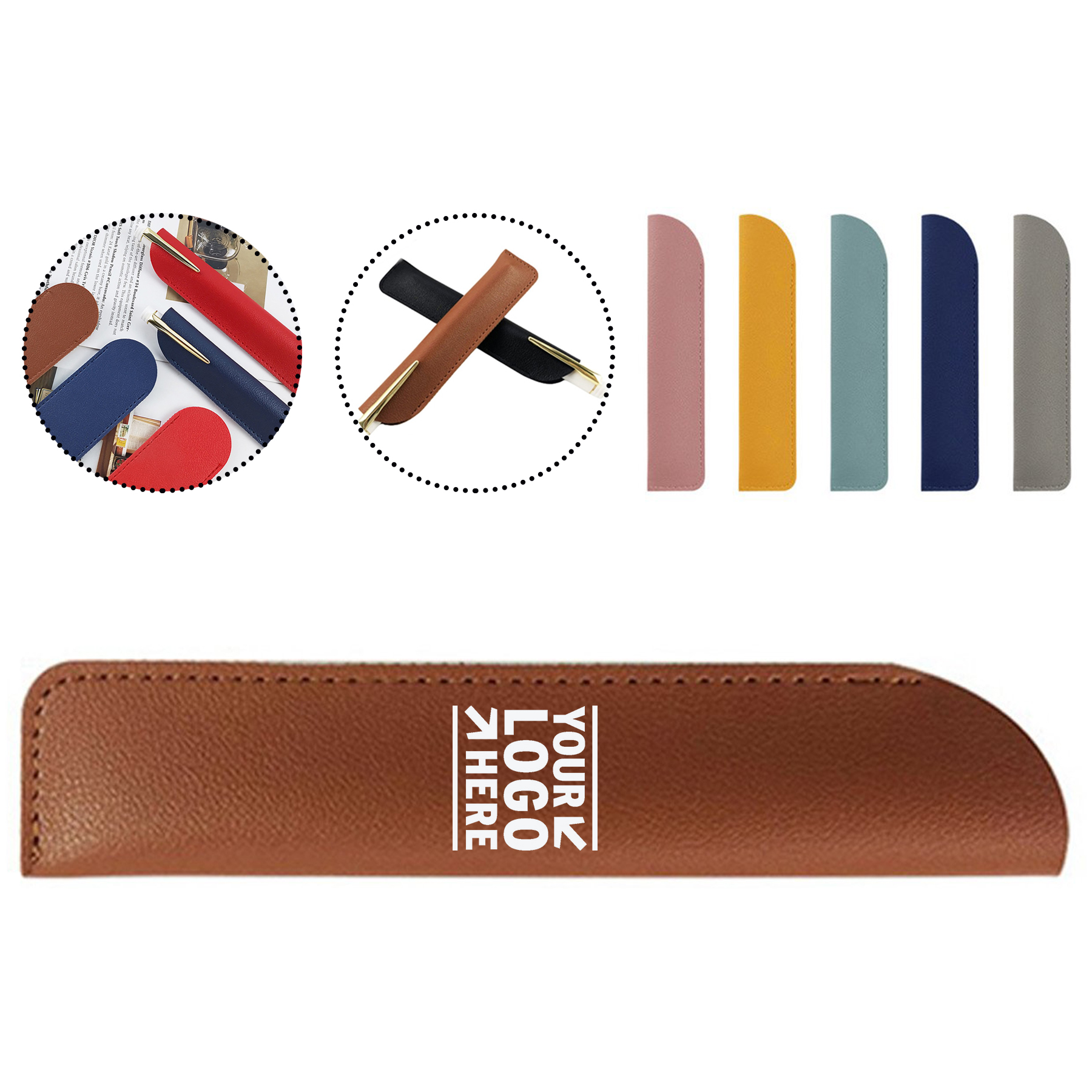 Premium Leather Pen Holder