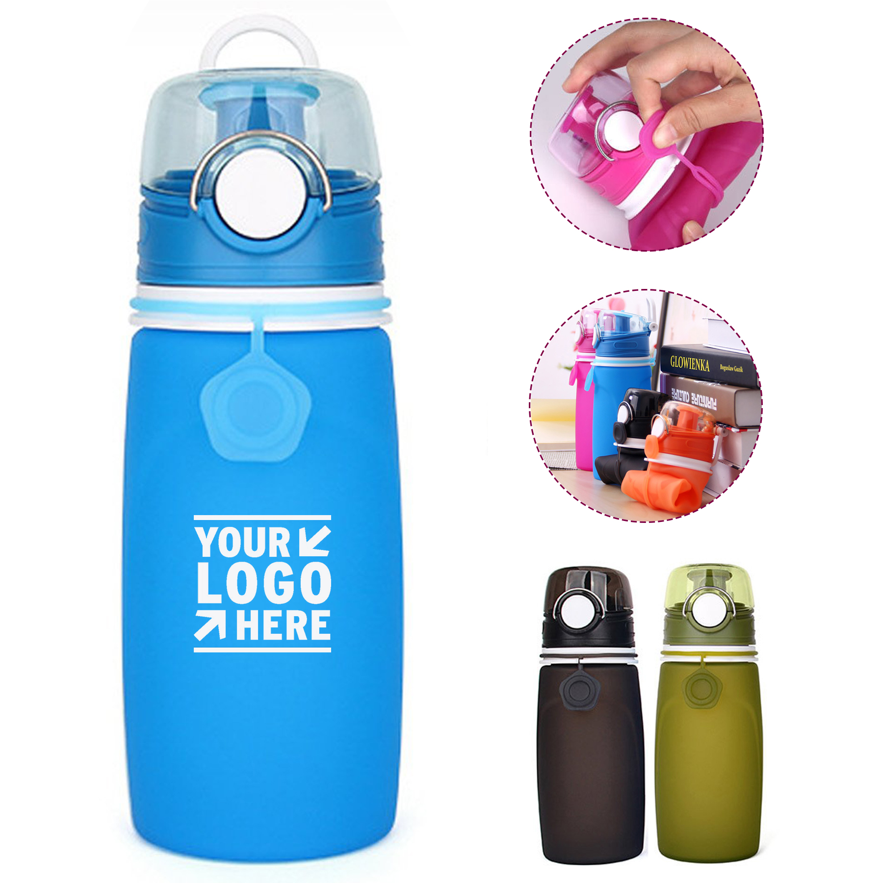 Flexible Collapsible Hydration Bottle
