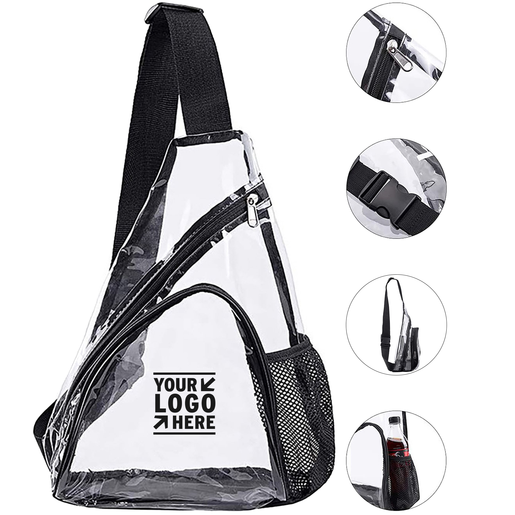 Clear Crossbody Shoulder Bag
