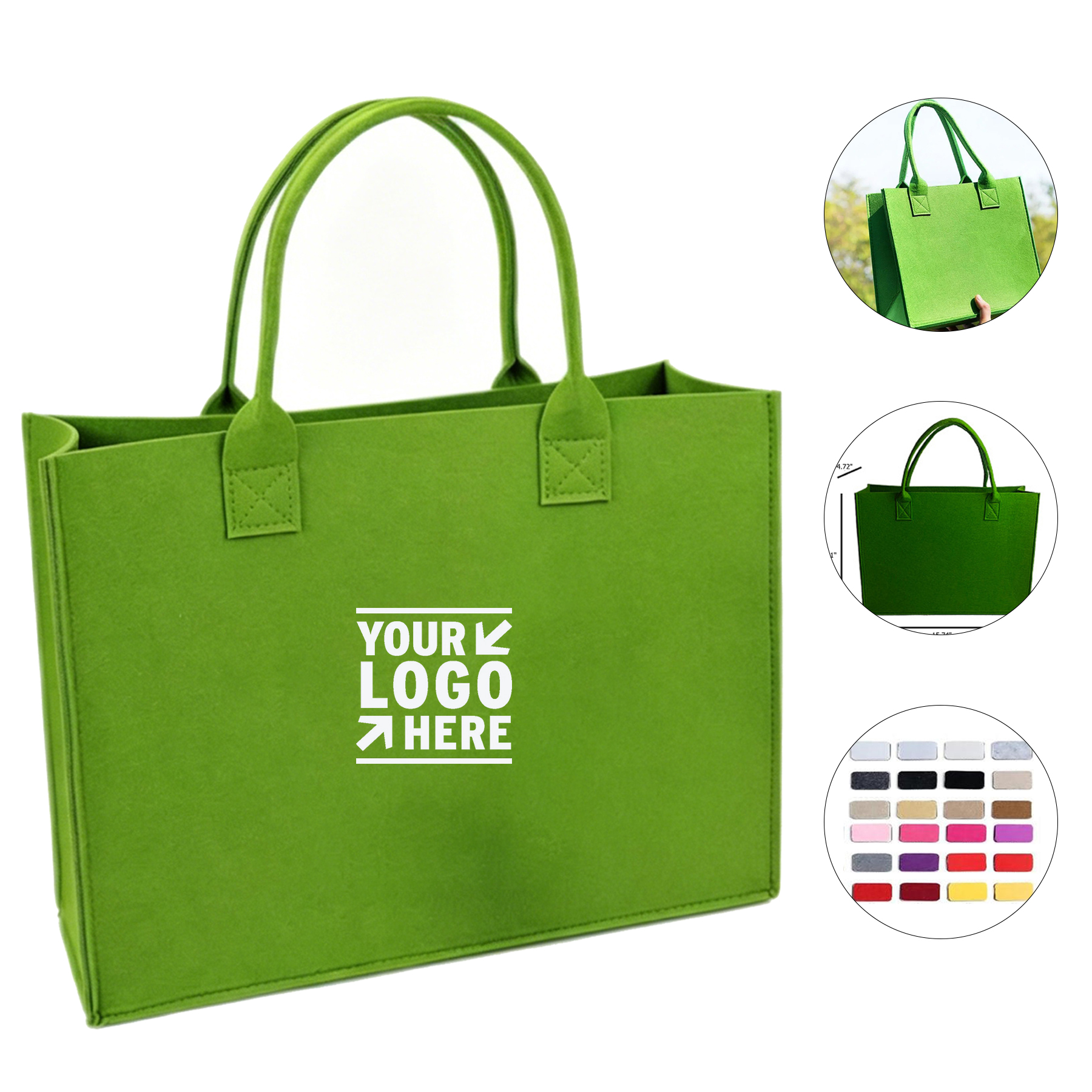Premium Wool Tote Bag