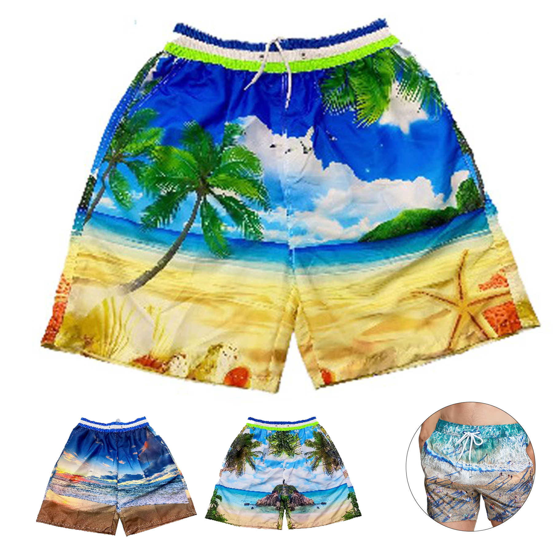 Men's Beach Swim Shorts