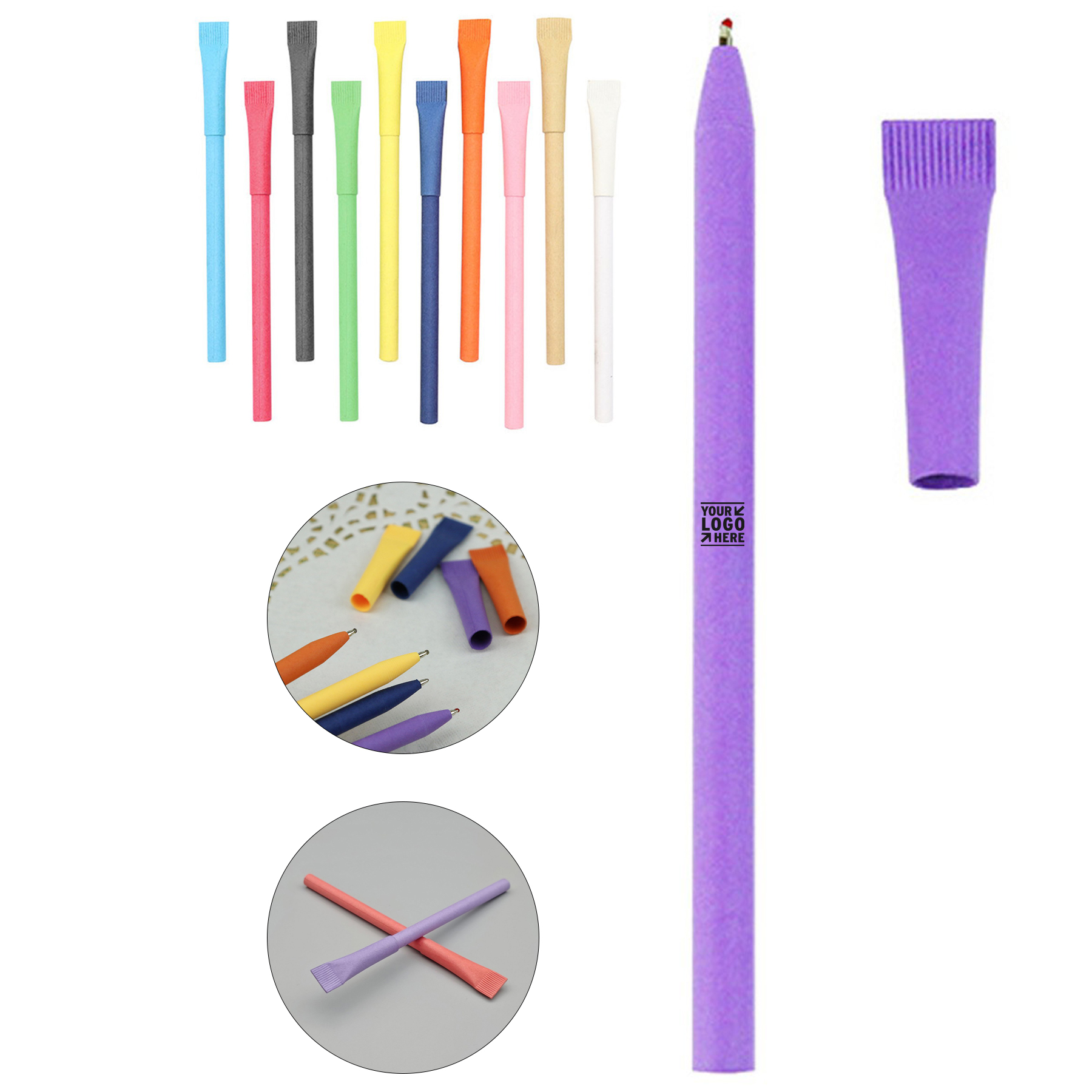 Eco-Friendly Kraft Paper Pen