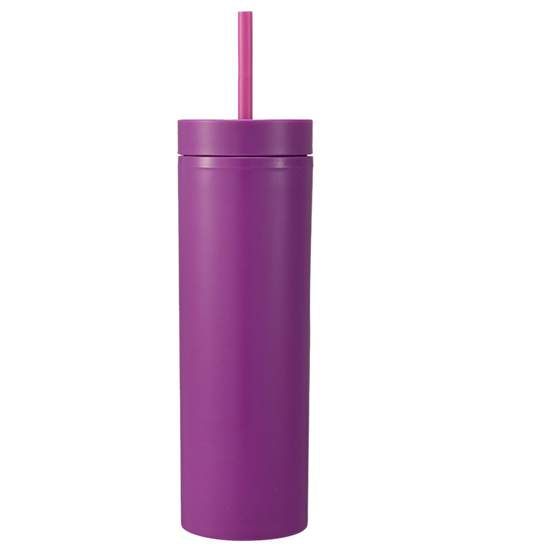 Insulated Beverage Cup with Straw and Cover 2