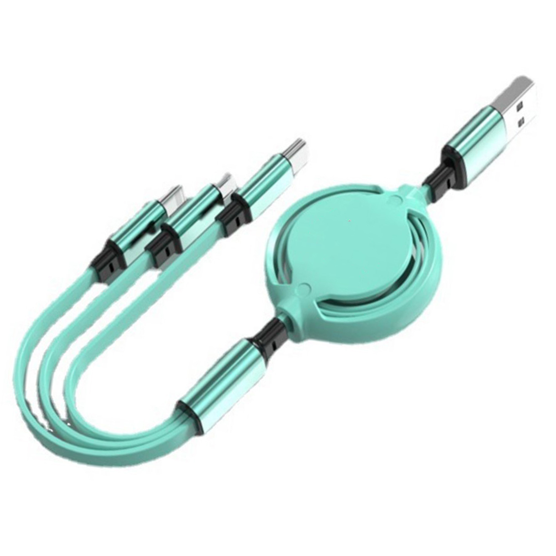 Universal Triple Port Car Charger Cable 2