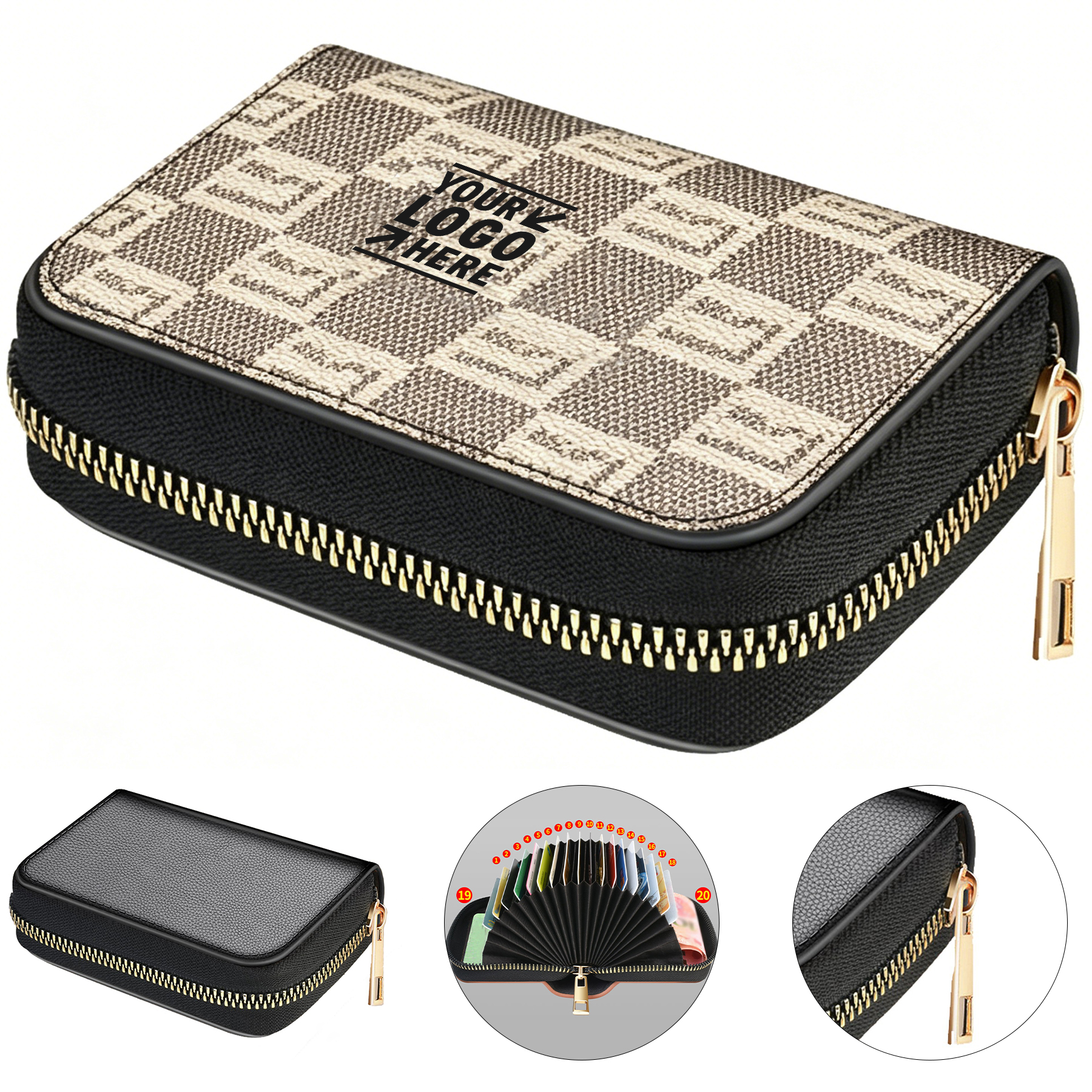 Premium Leather Card Organizer