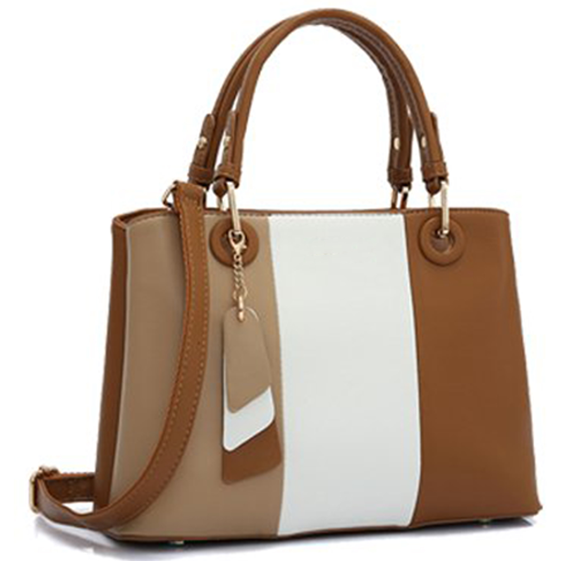 Chic Color-Block Tote 2