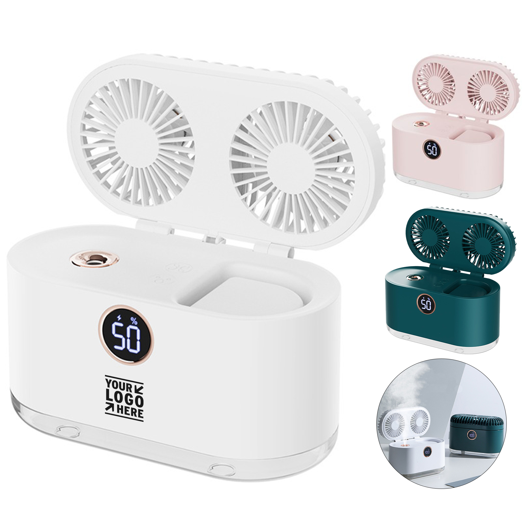 Twin-Nozzle Cooling Fan