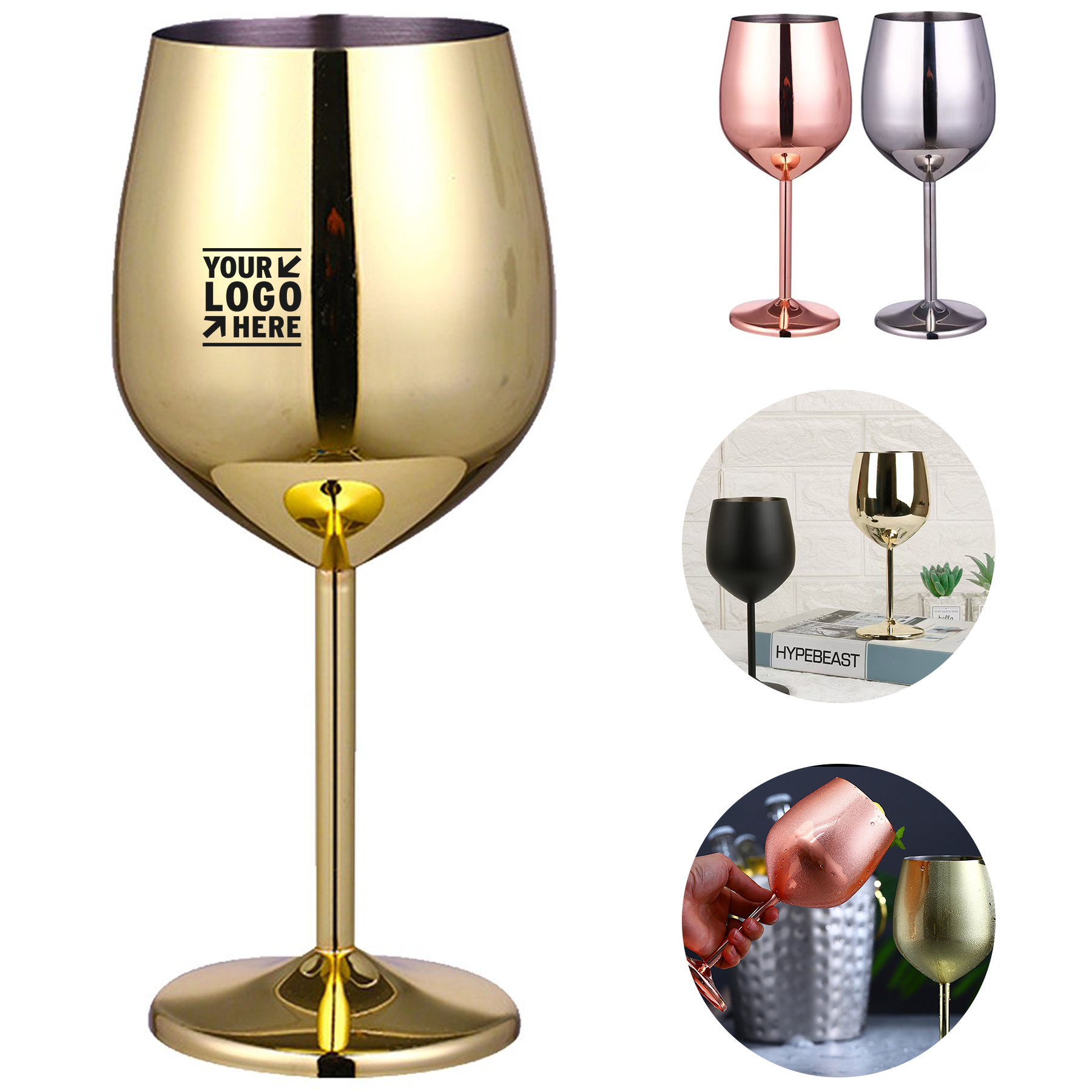 Elegant Steel Wine Tumbler