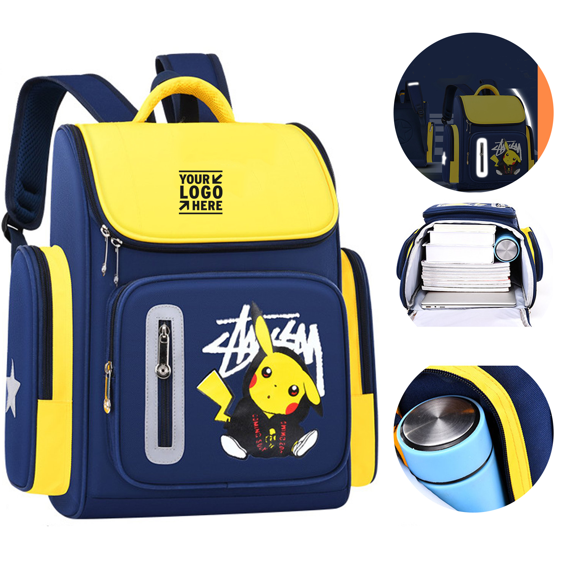 Pikachu Scholar Backpack