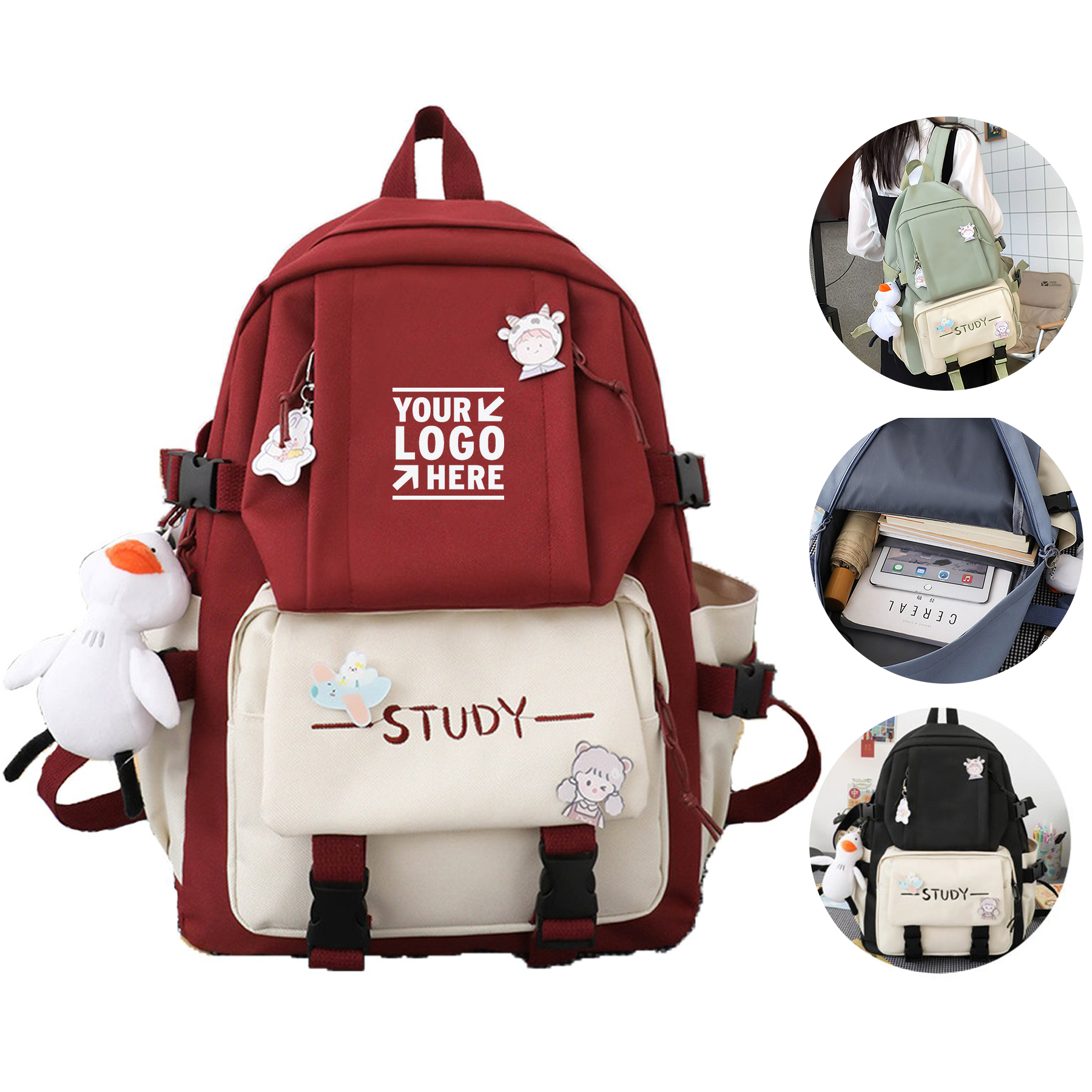 Academic Canvas Backpack