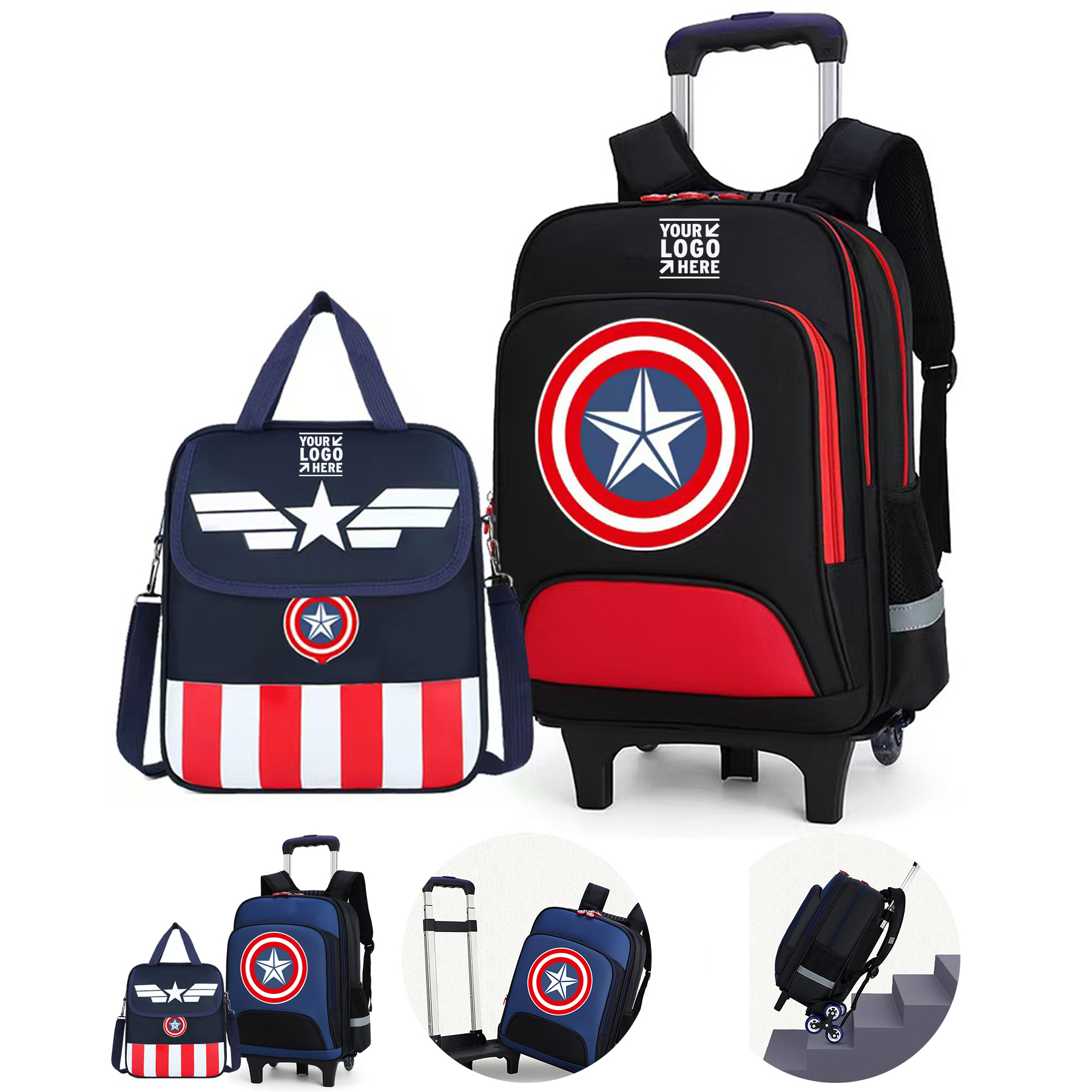 Heroic Rolling Backpack