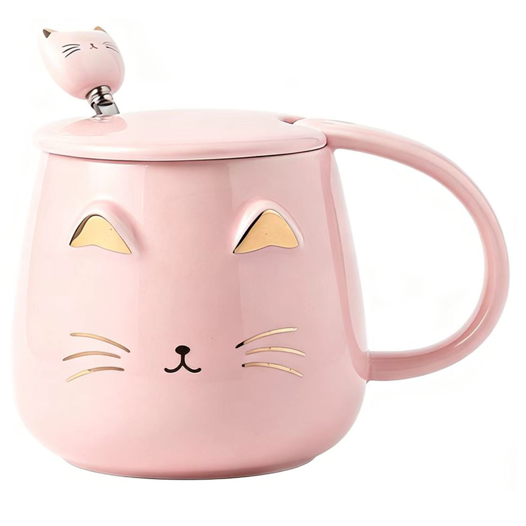 Feline Relief Ceramic Mug 2