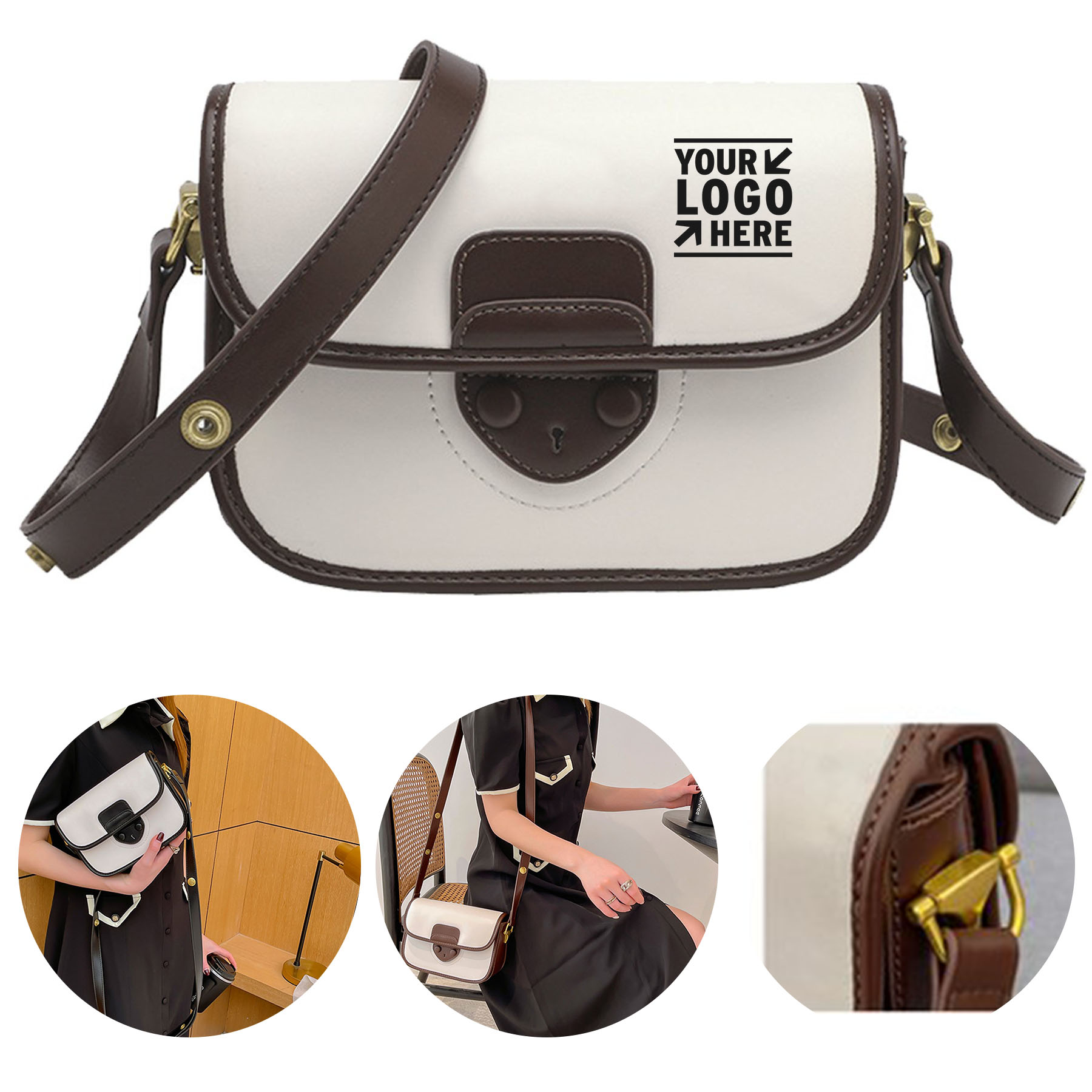 Classic Single-Shoulder Square Purse