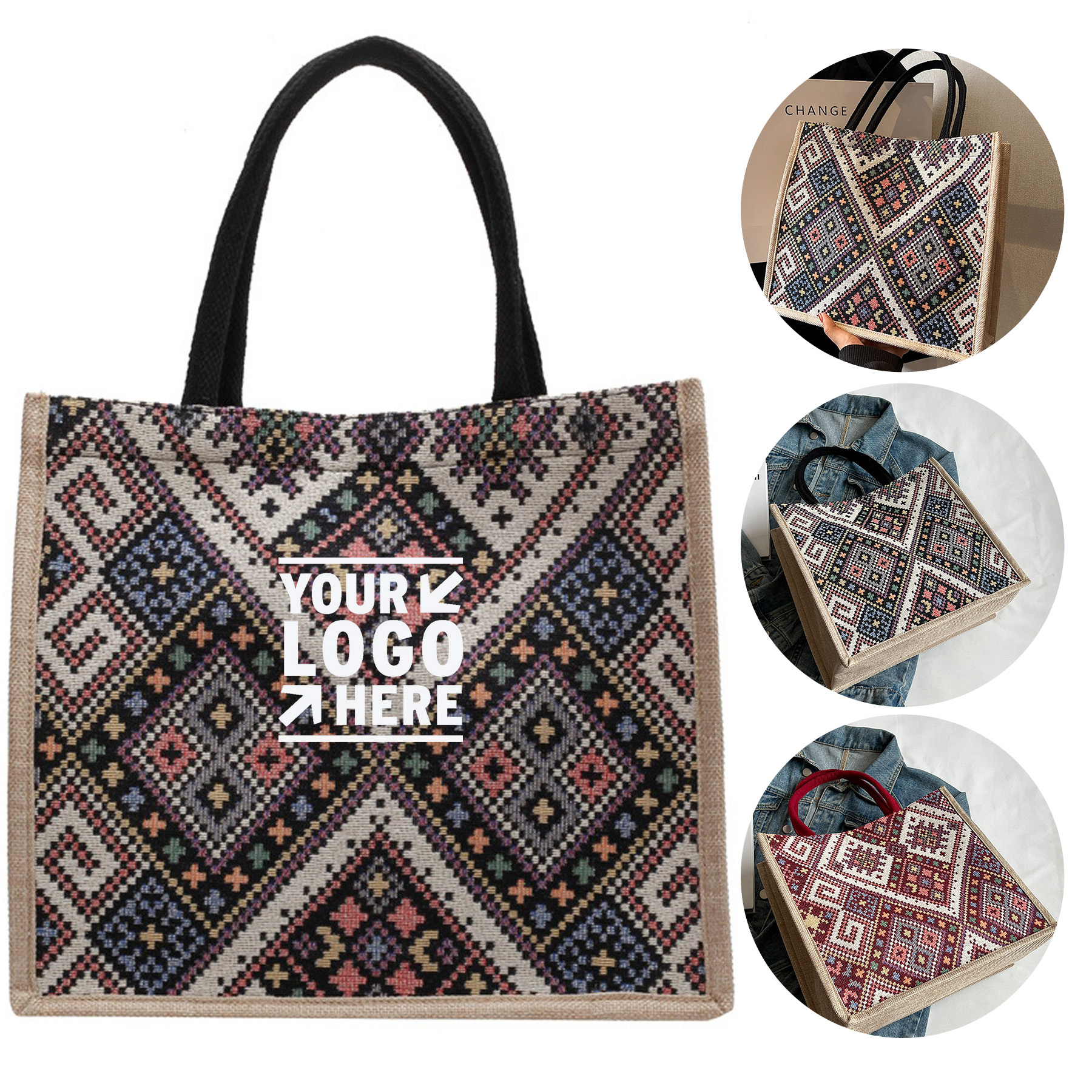 Artisanal Woven Tote Bag