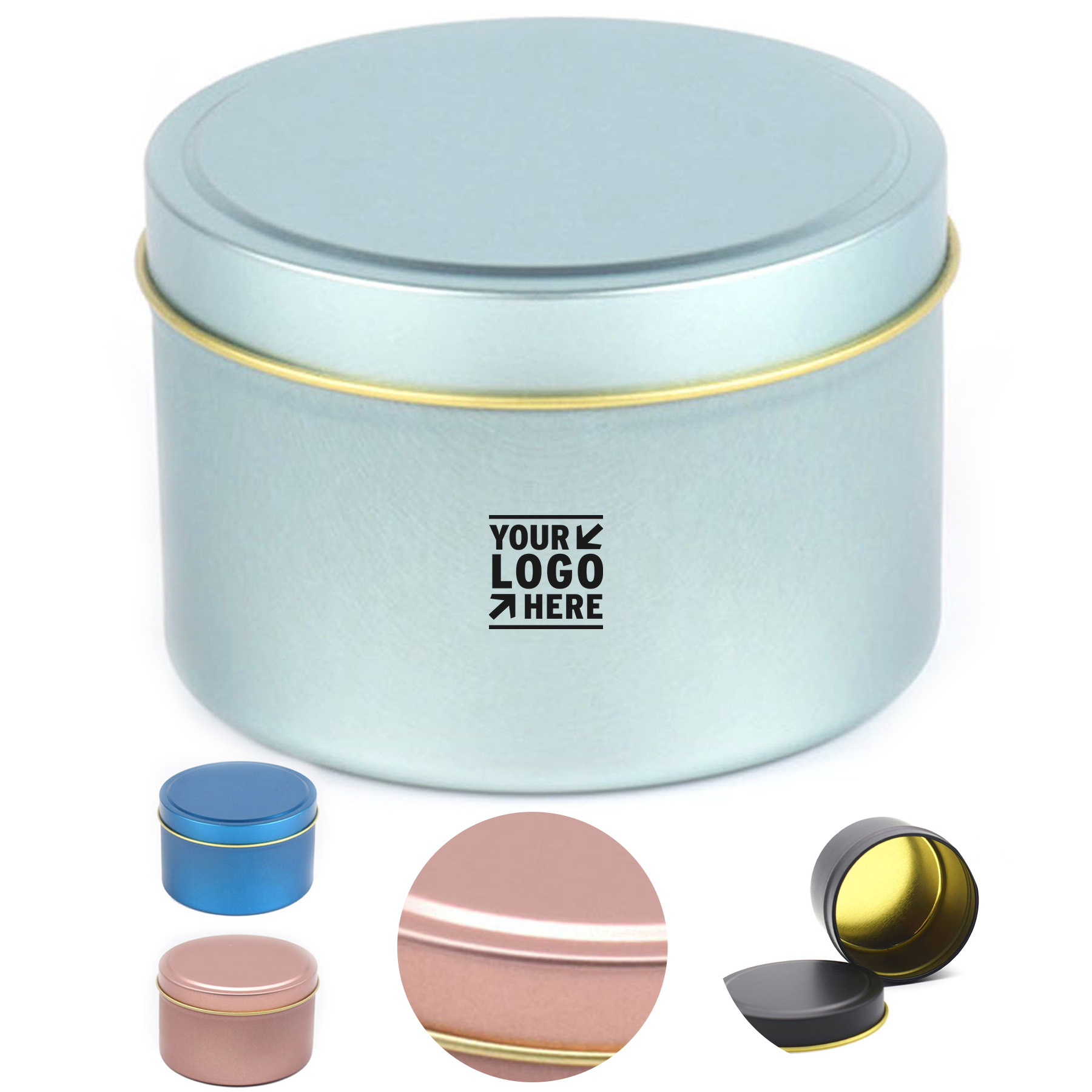 Compact Metal Storage Containers