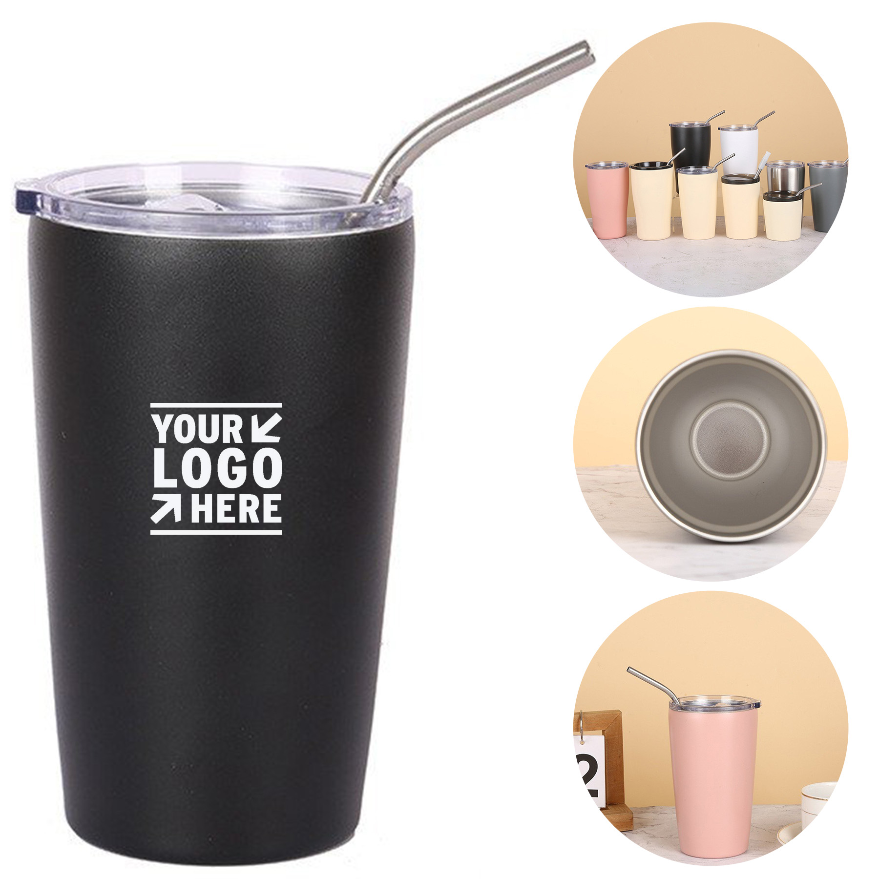 Double Layer Insulated Beverage Cup