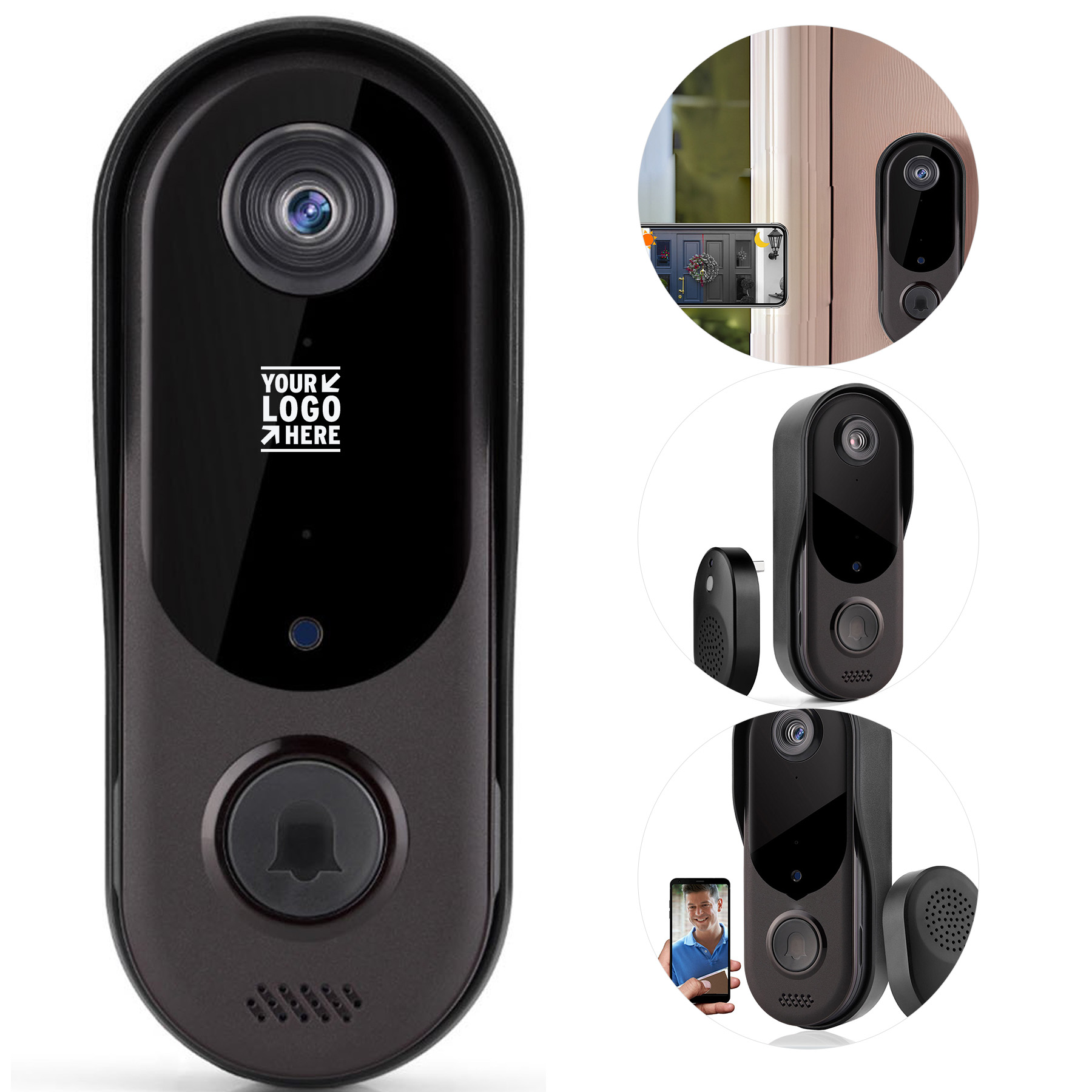 Smart Wireless Video Doorbell with Intercom