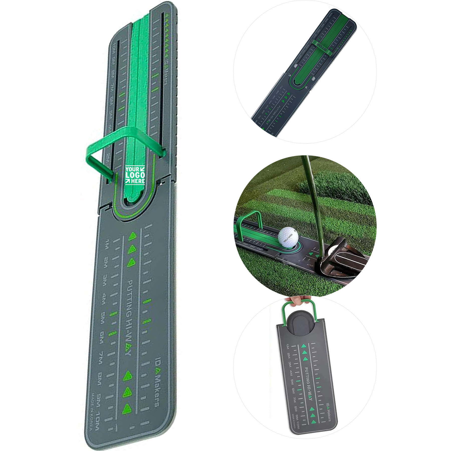 Portable Putting Practice Aid