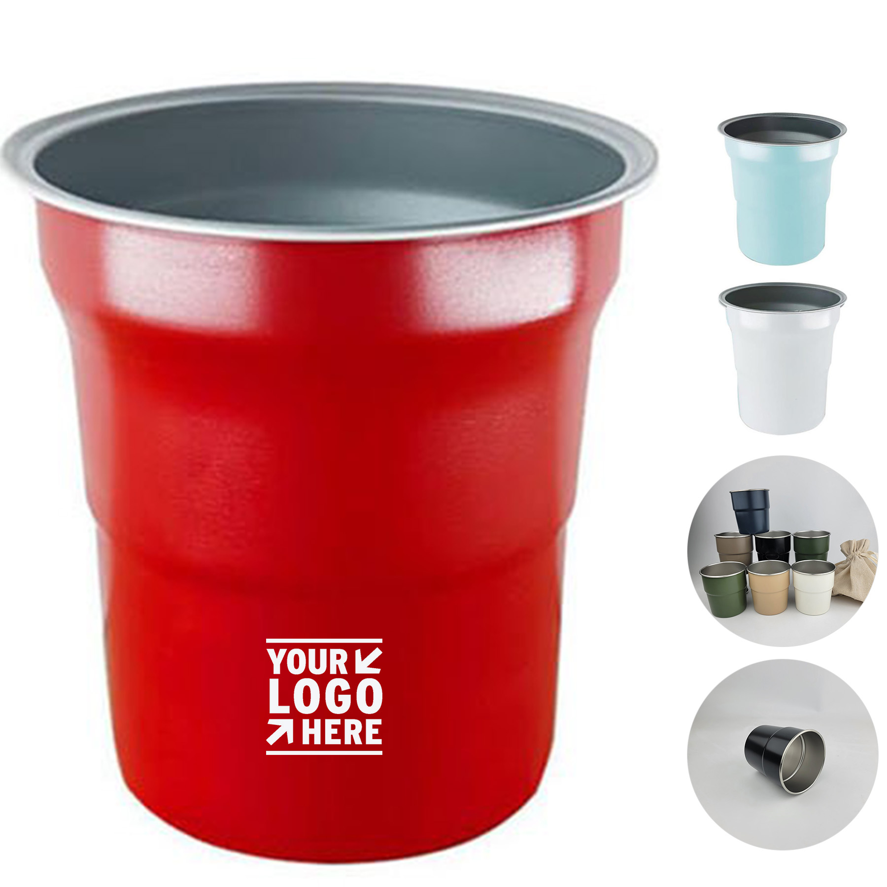 Eco-Friendly Reusable Aluminum Cups