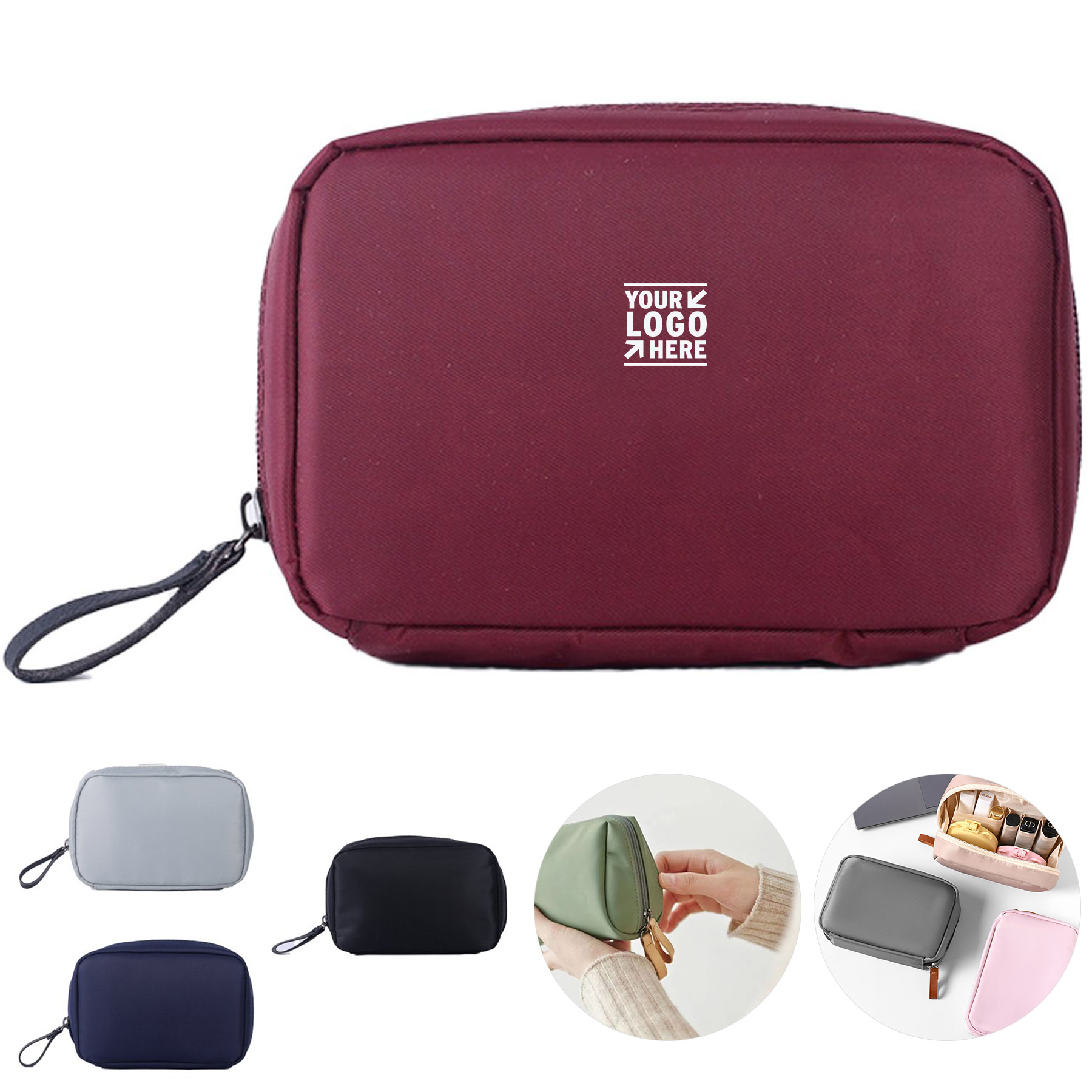 Portable Cosmetic Organizer Pouch