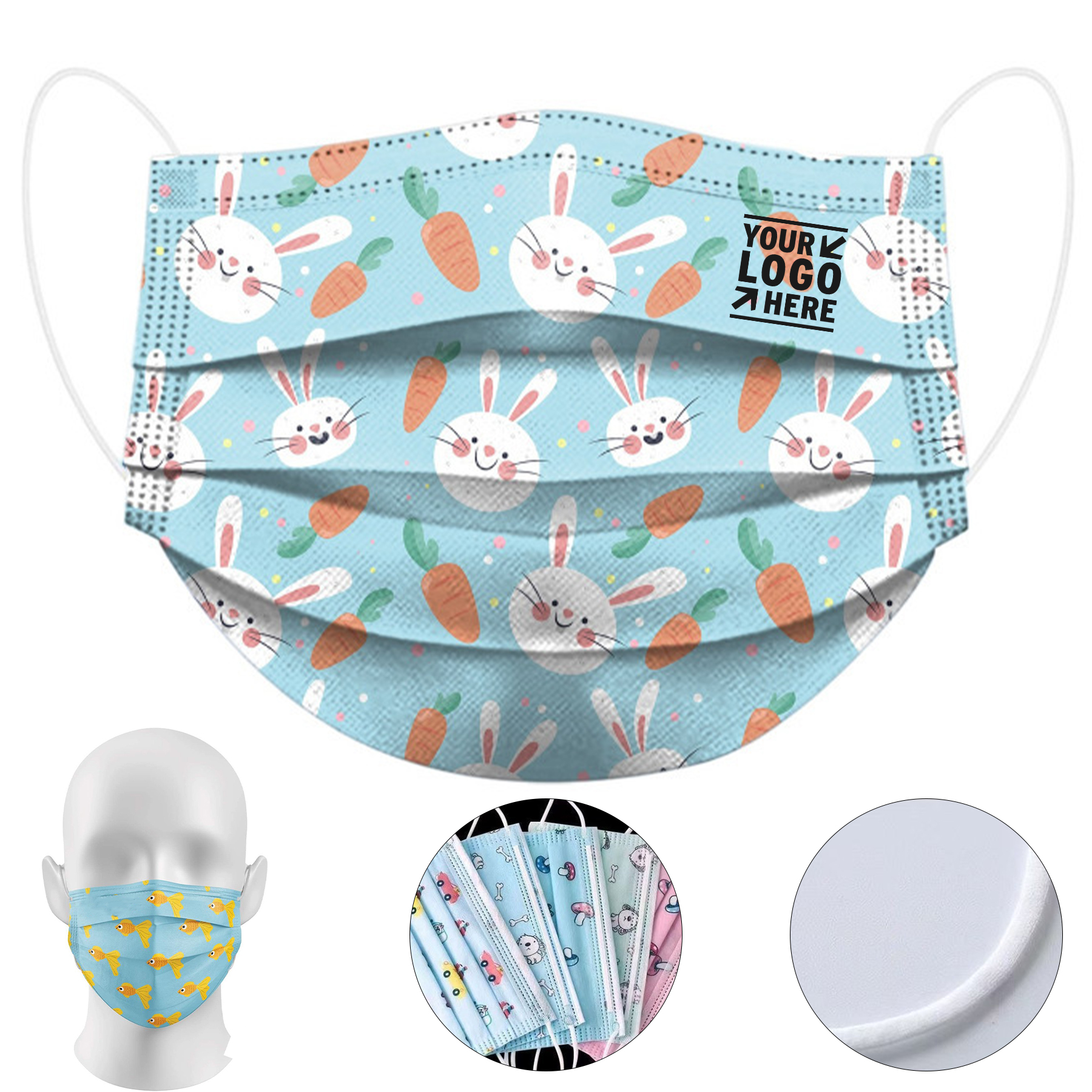 Personalized Kids Protective Face Coverings