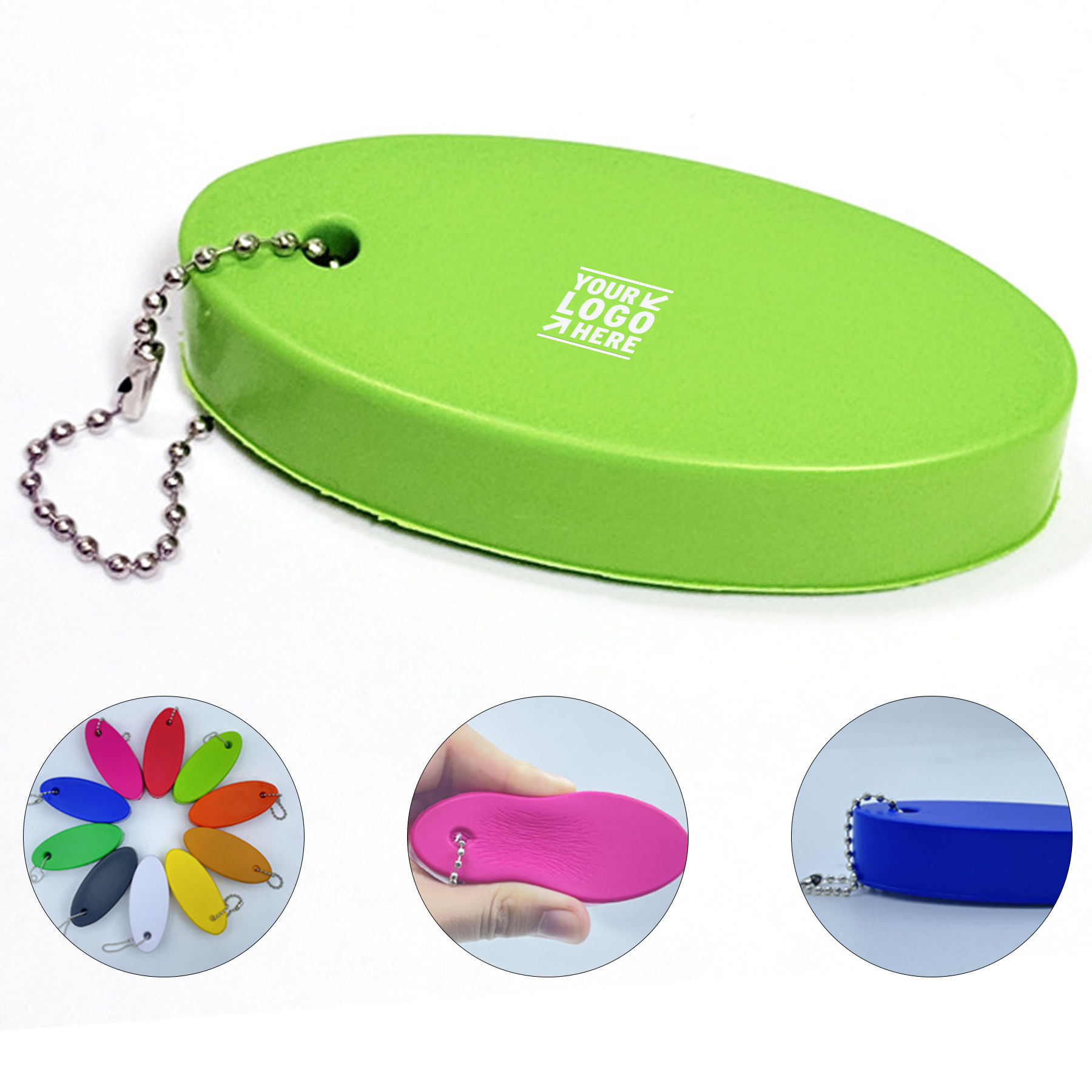 Soft Foam Stress Relief Keychain