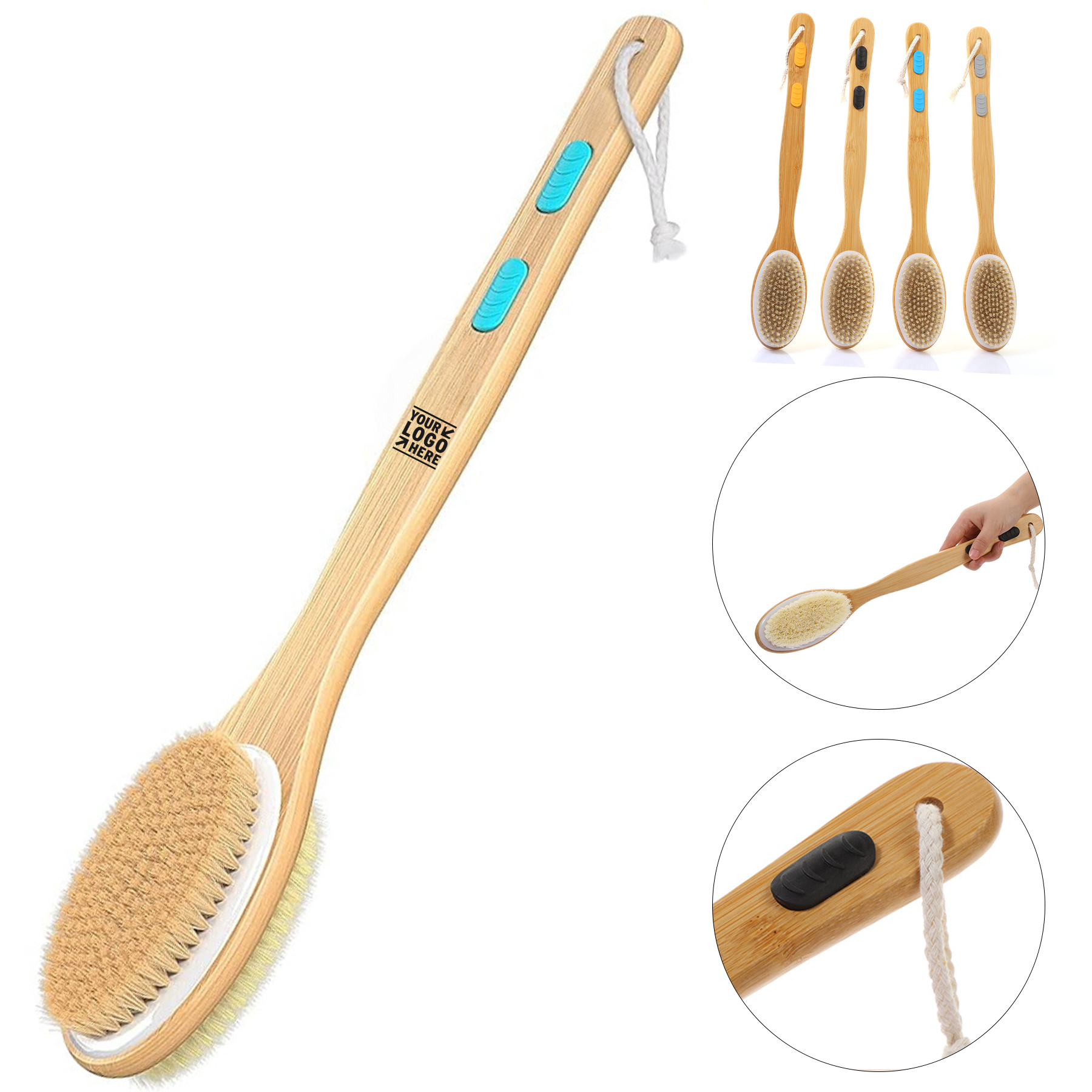 Dual-Sided Body Brush