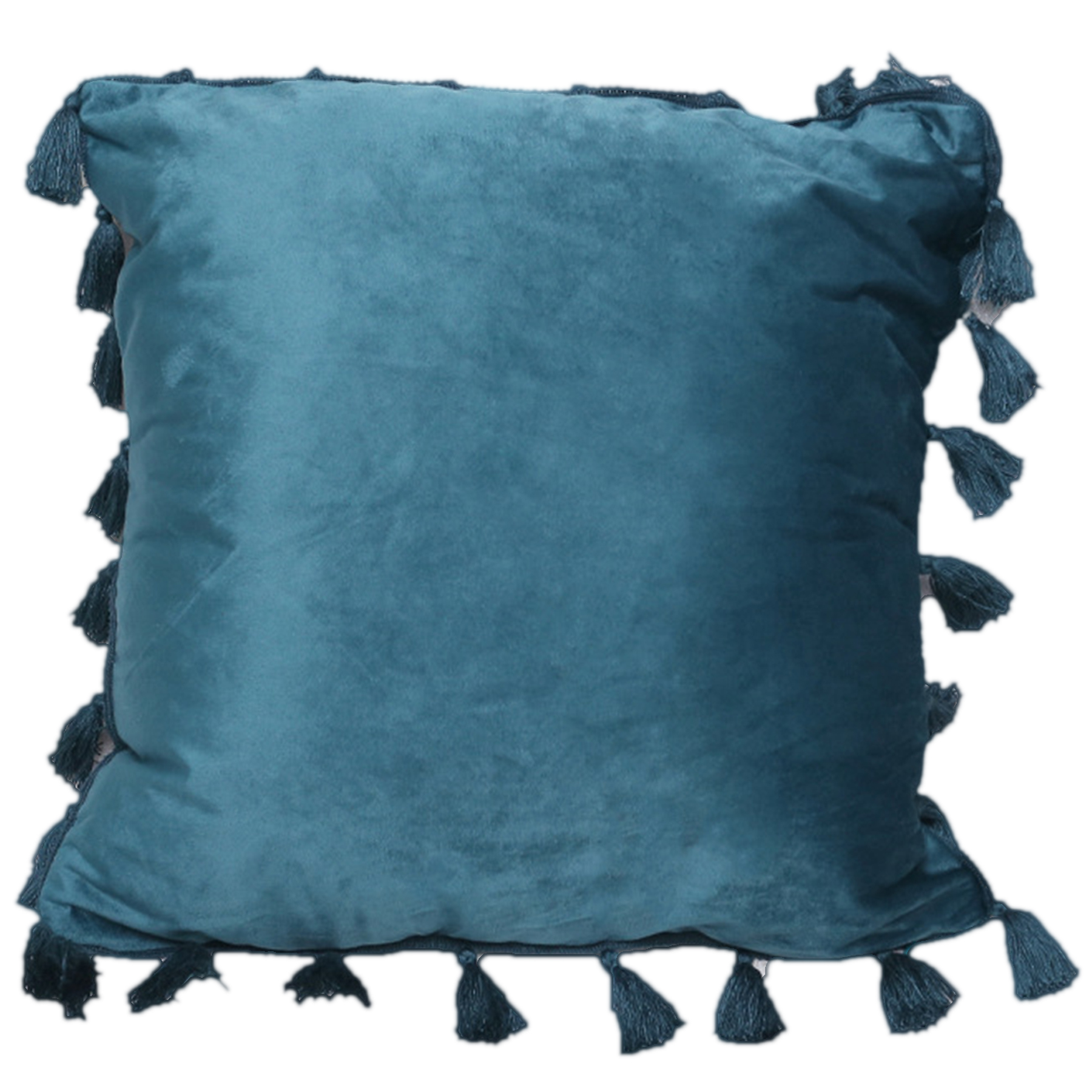 Luxury Velvet Tassel Decorative Pillow 2