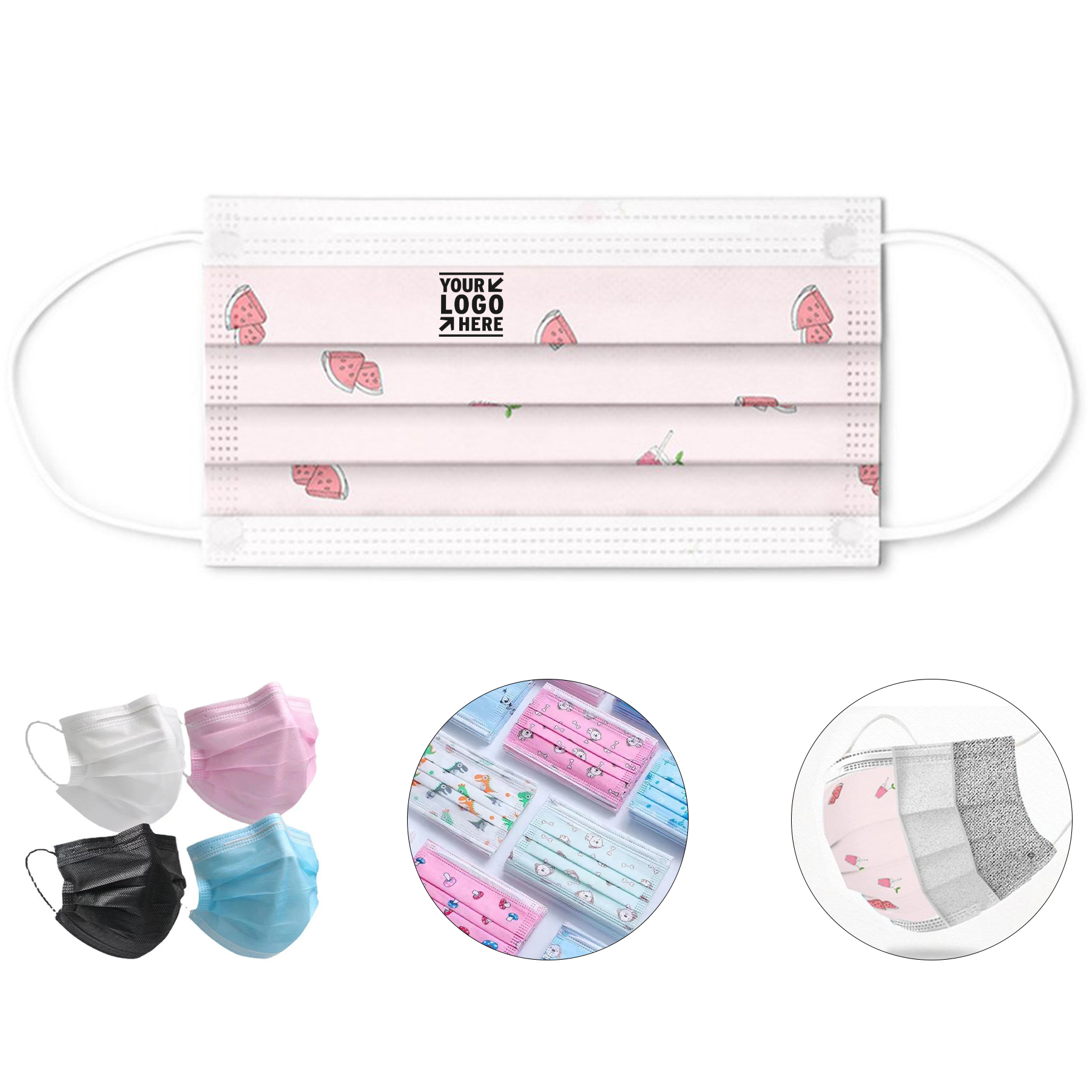 Children's 3-Layer Face Covering