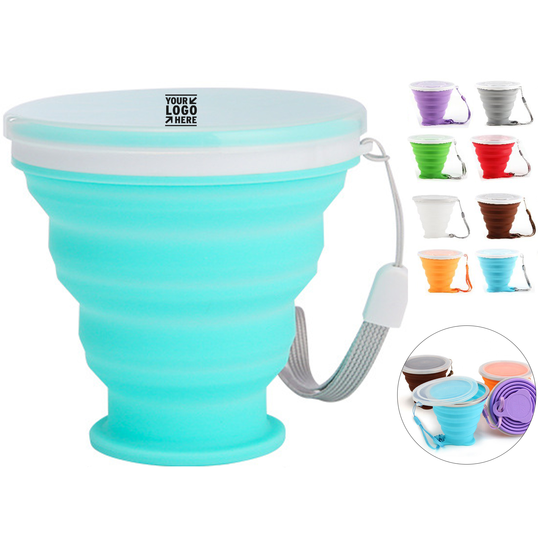 Collapsible Silicone Travel Mug