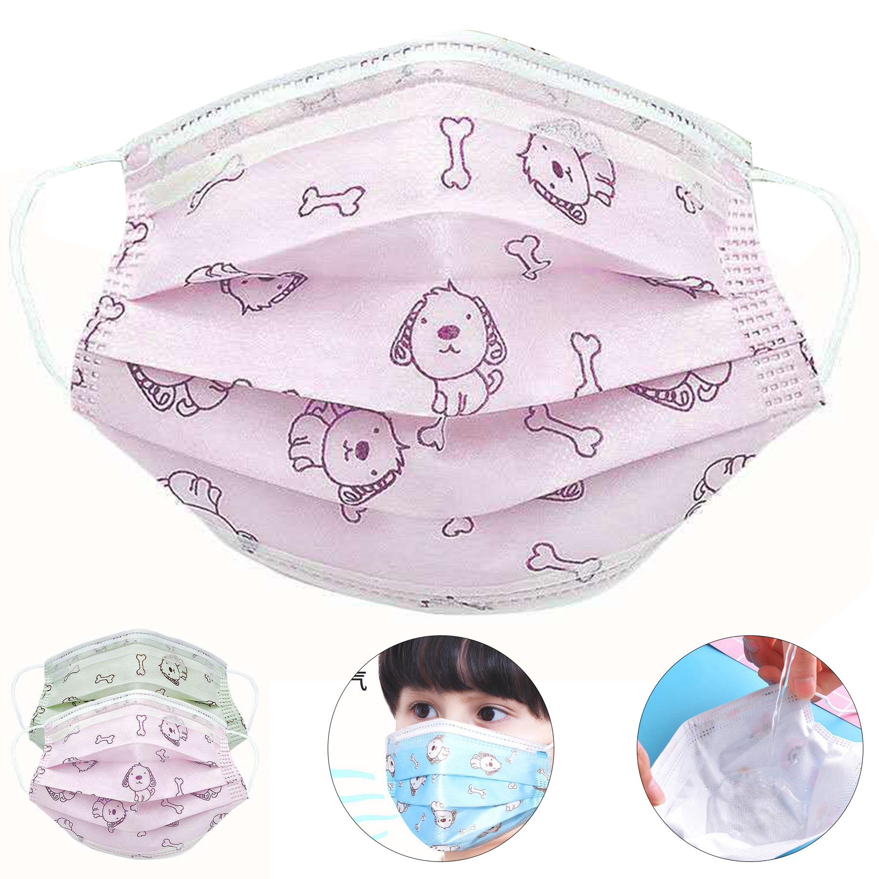 Kids' Comfortable Disposable Face Mask