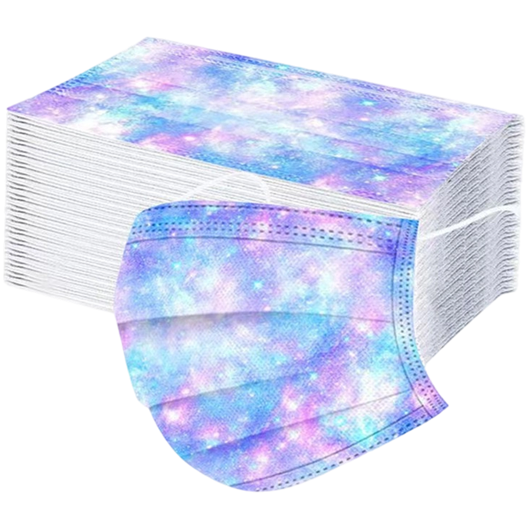 Colorful Patterned Disposable Face Coverings 2