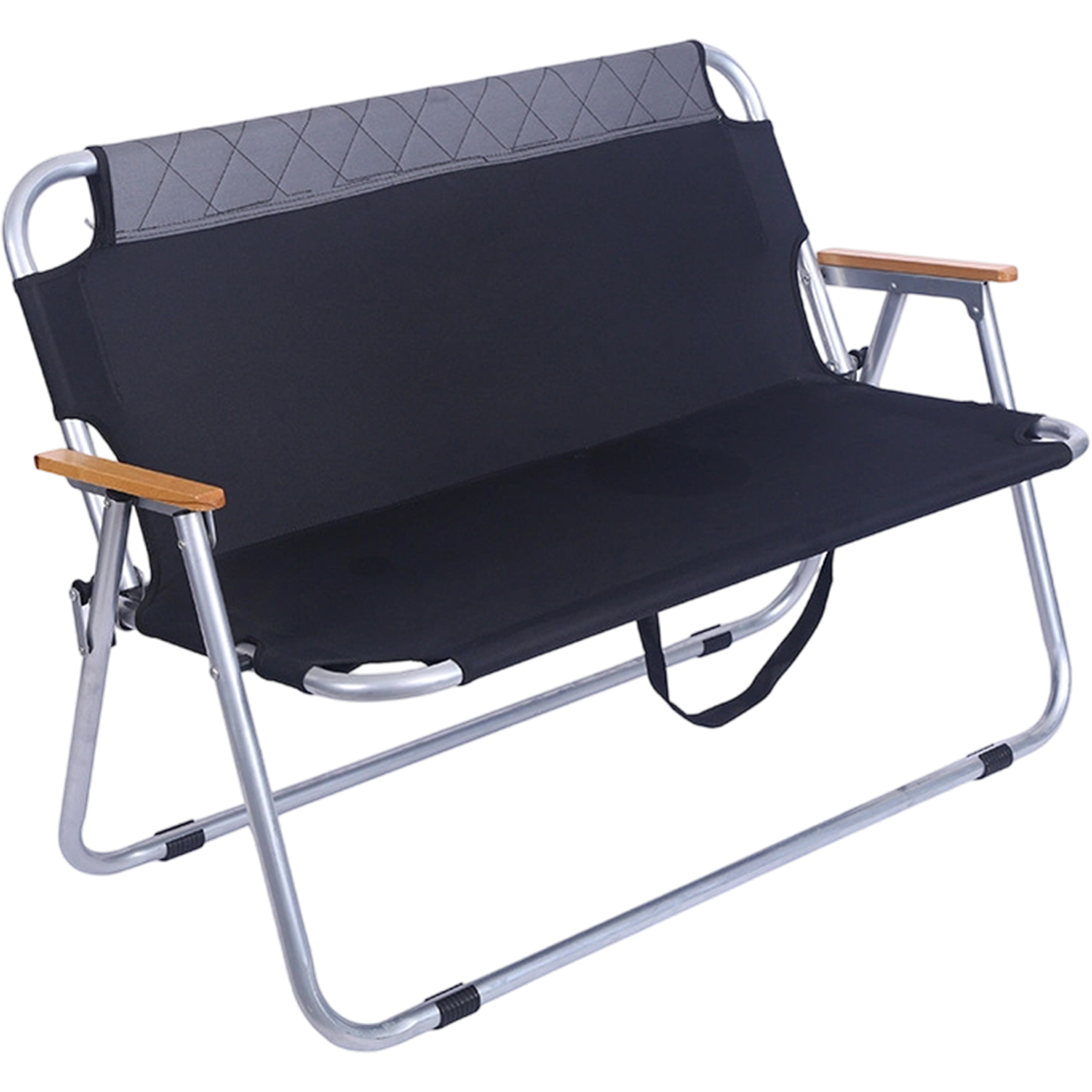 Compact Two-Seater Outdoor Chair with Metal Structure 2