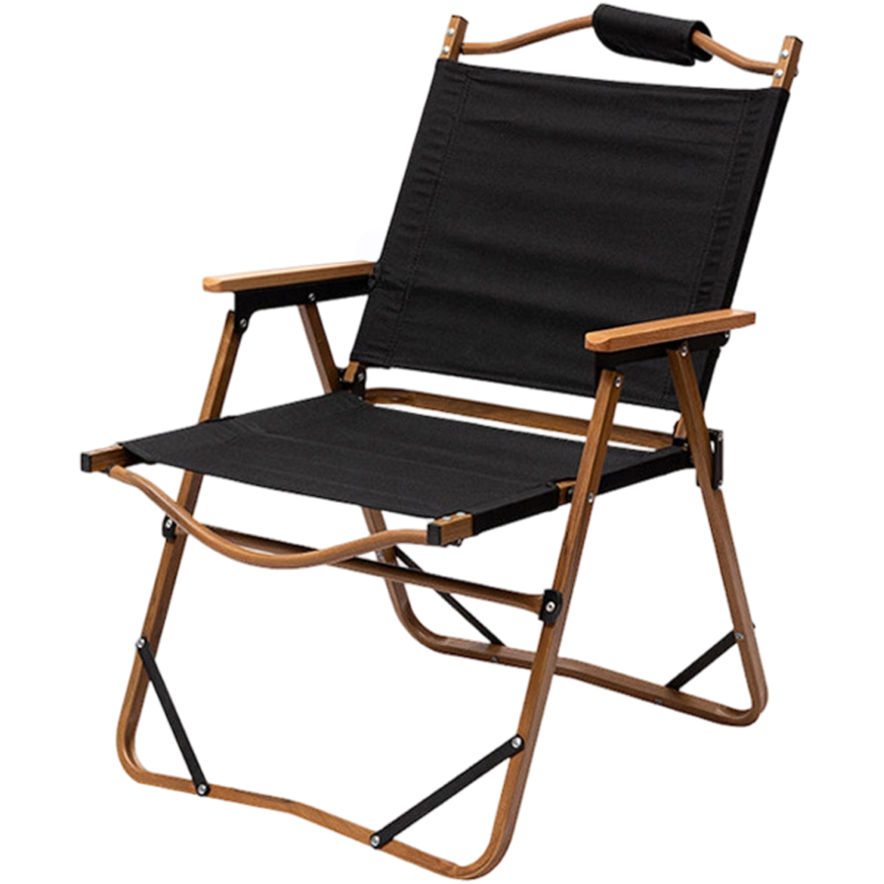 Portable Beach Chair with Wooden Grip 2