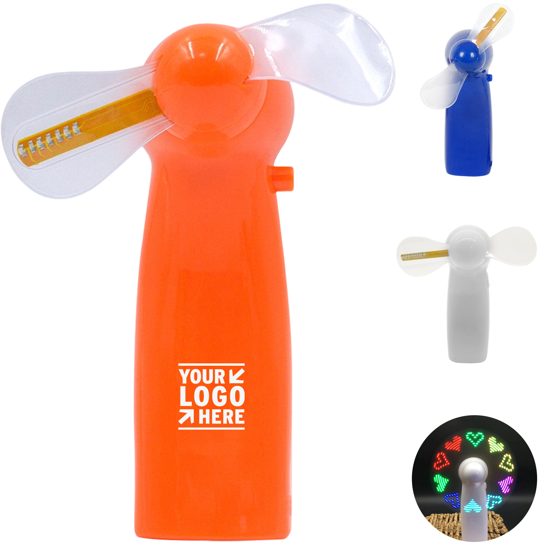 Glowing Promotional Hand Fans