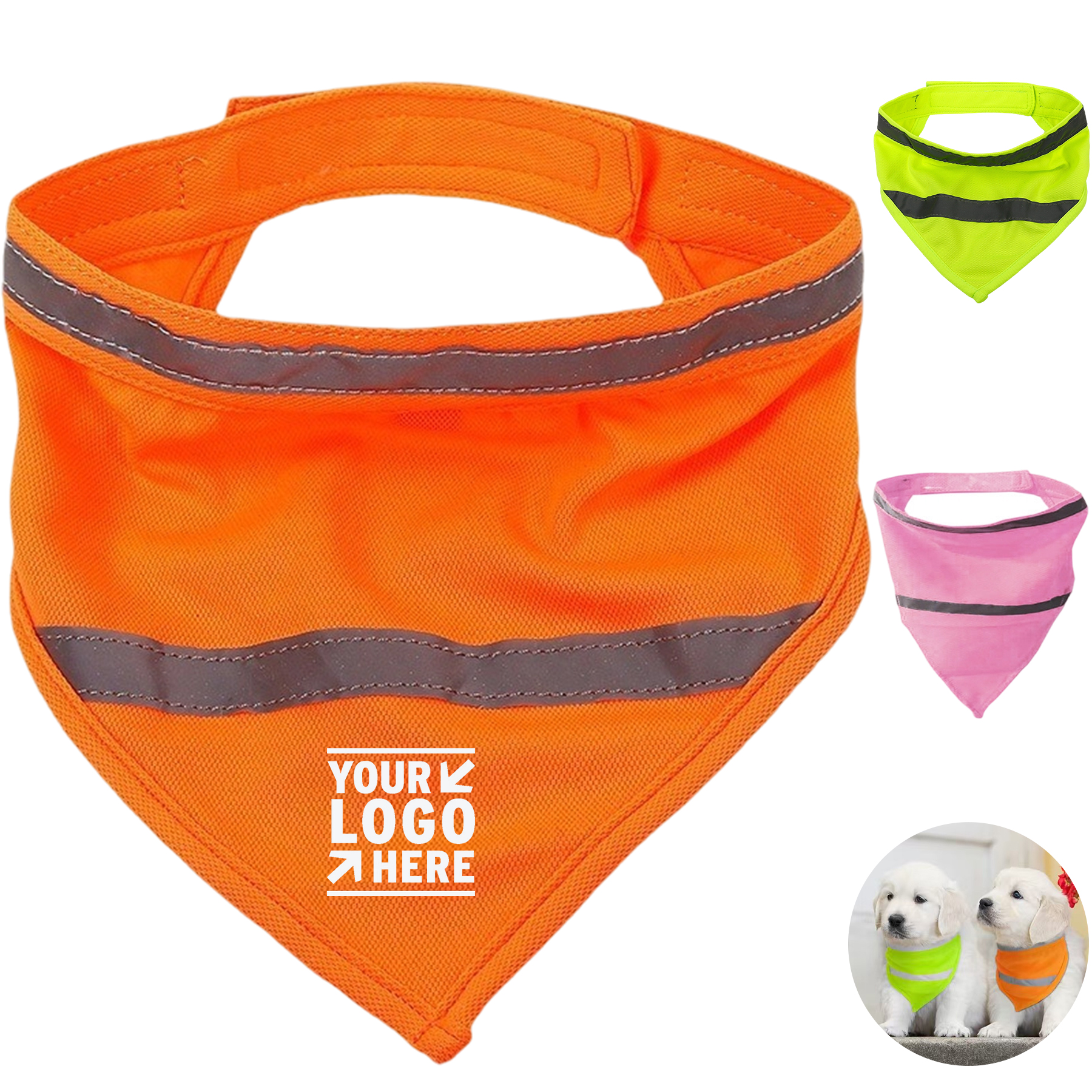 Reflective Pet Collar Bandana