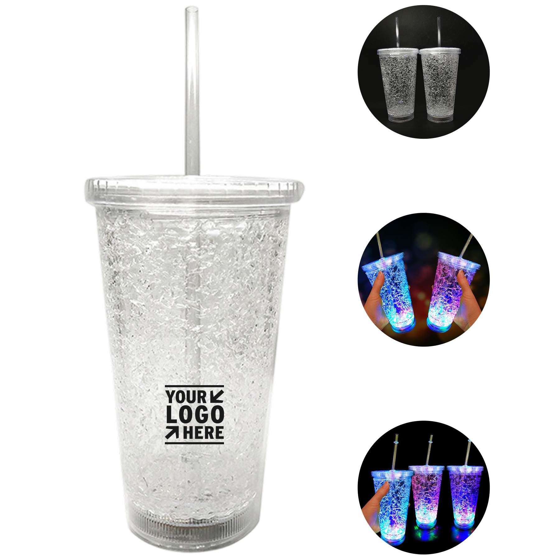 Glow Sip Portable Drink Container