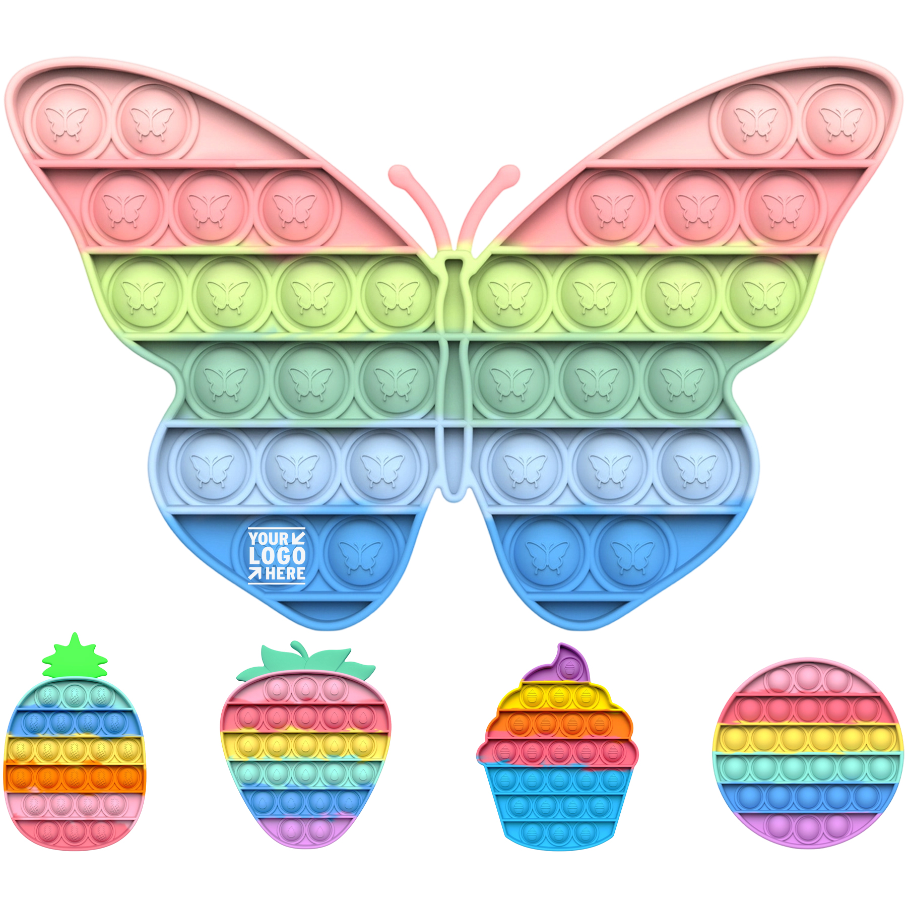 Rainbow Pineapple Sensory Fidget Toy