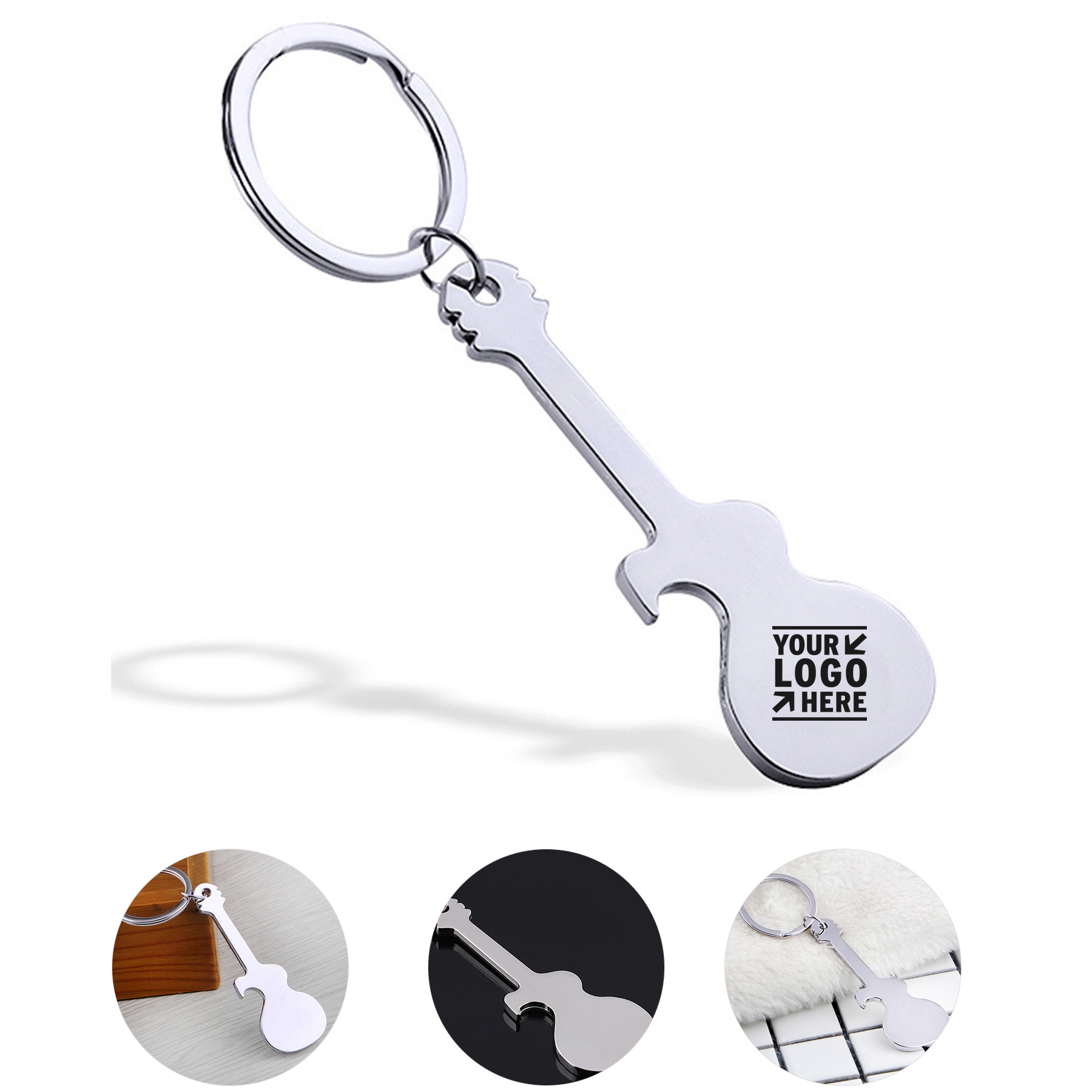 Musical-Inspired Bottle Opener Keychain