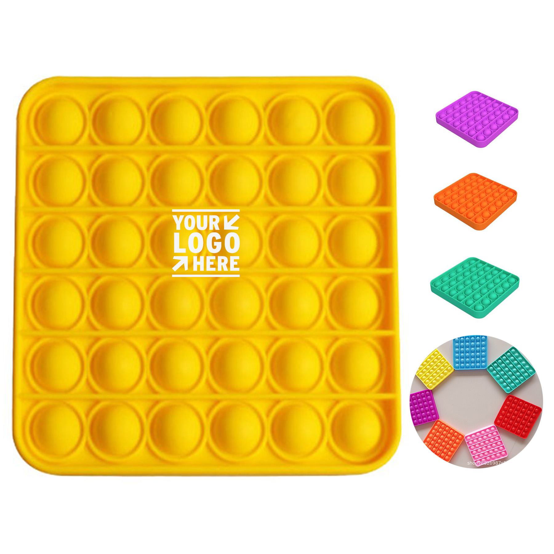 Colorful Silicone Sensory Shapes