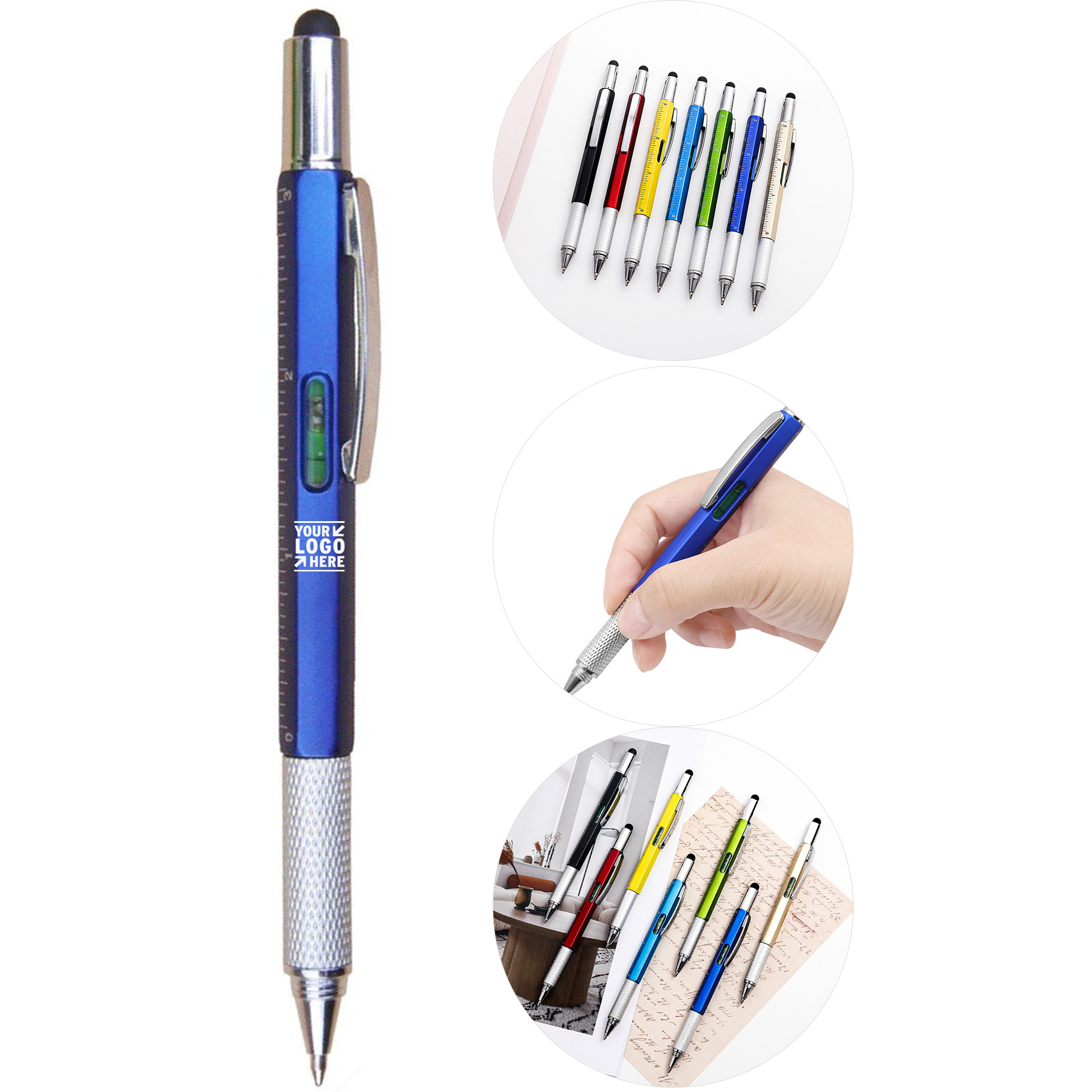 Versatile Multi-Tool Pen with Stylus