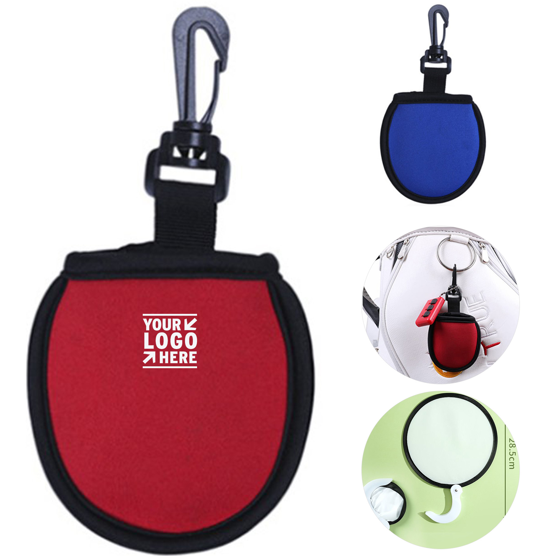Portable Golf Ball Cleaning Pouch