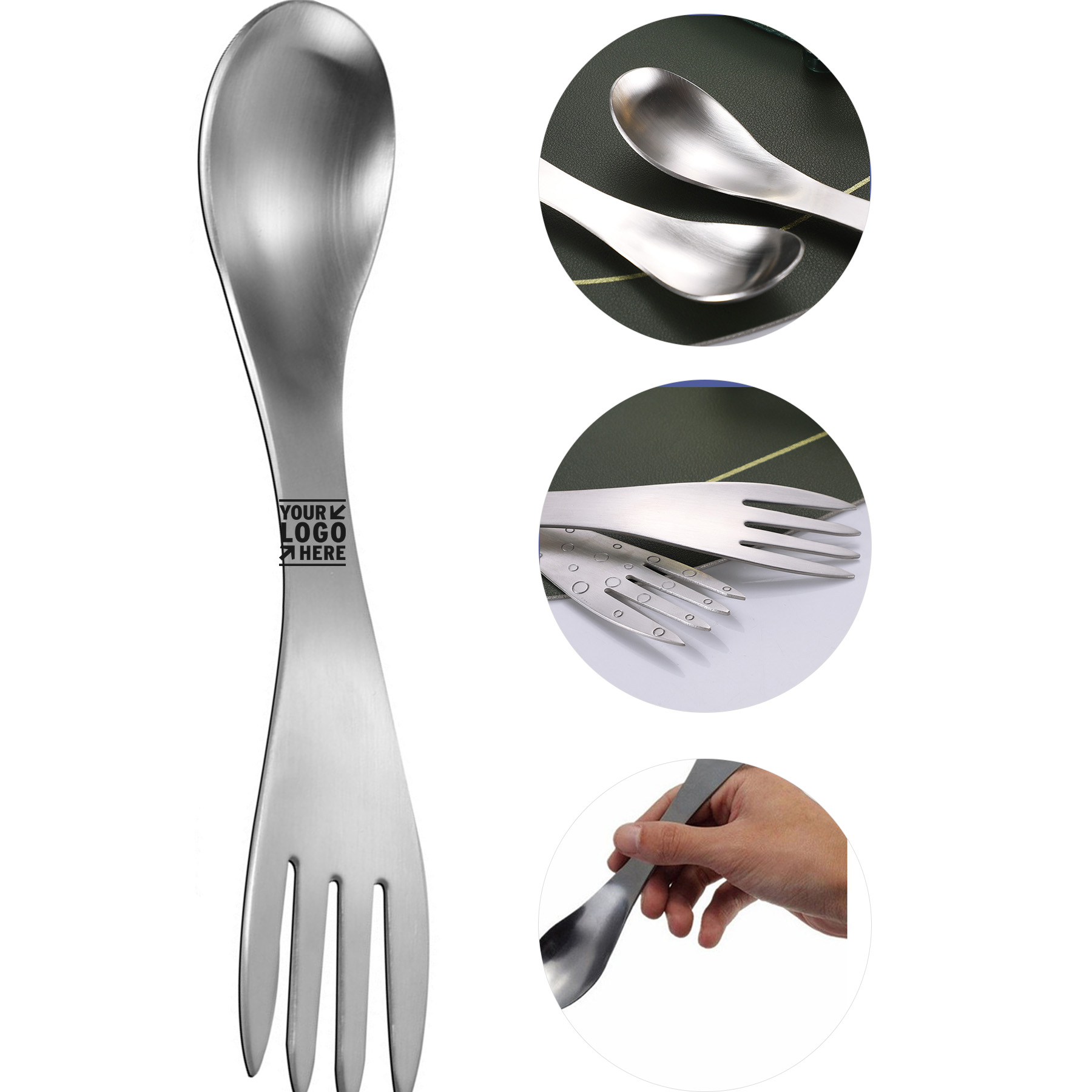 Versatile Stainless Steel Dining Tool