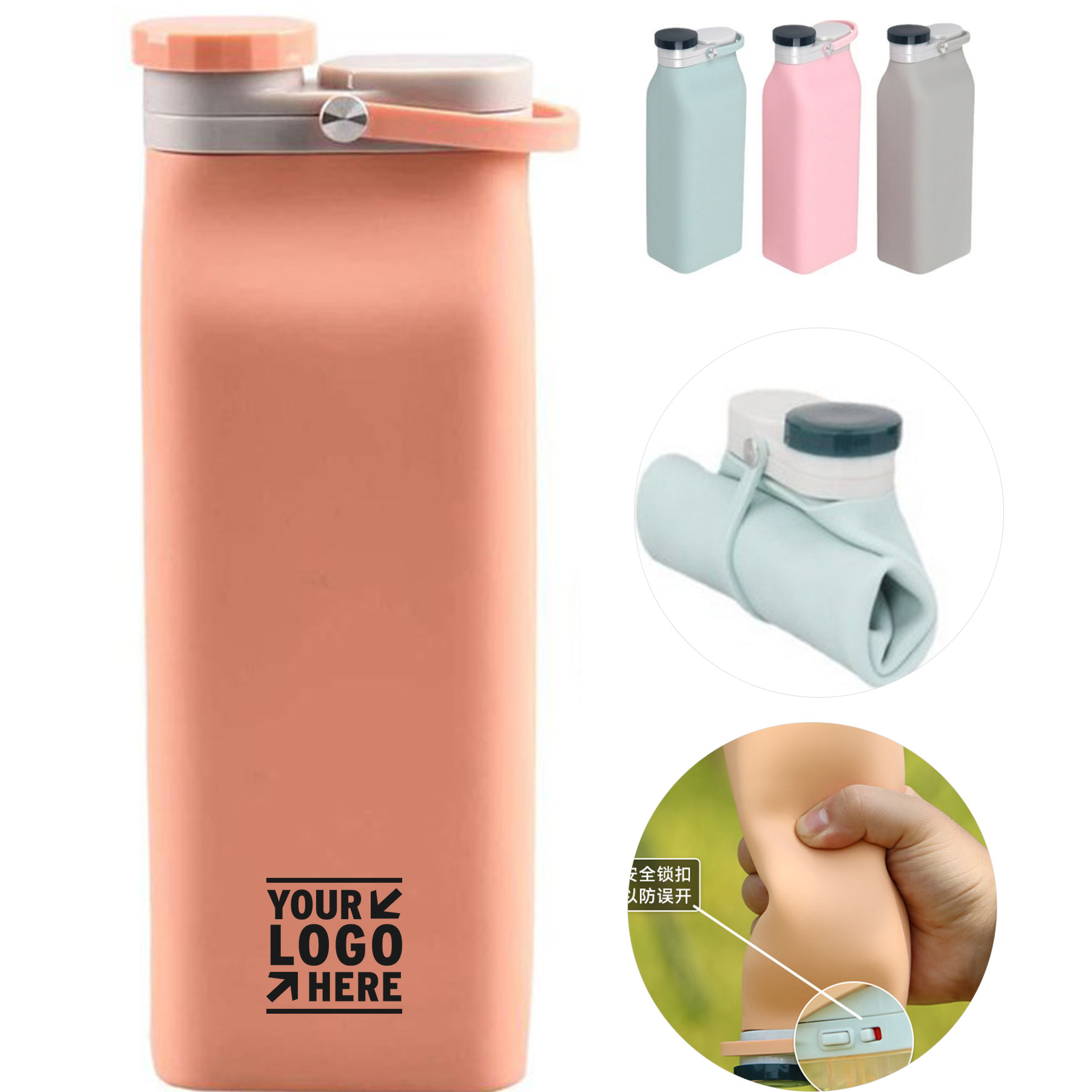 Flexible Silicone Travel Bottle