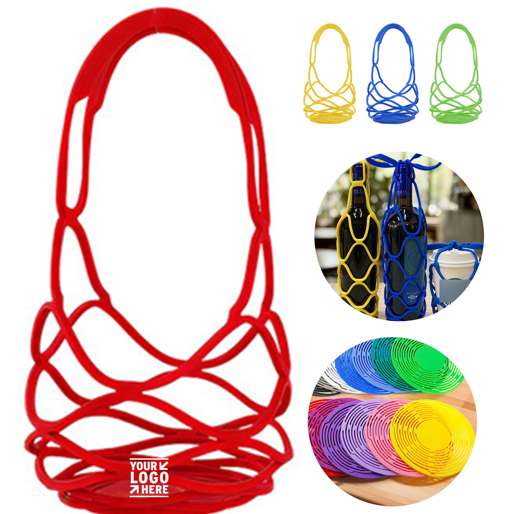 Flexible Beverage Container Holder